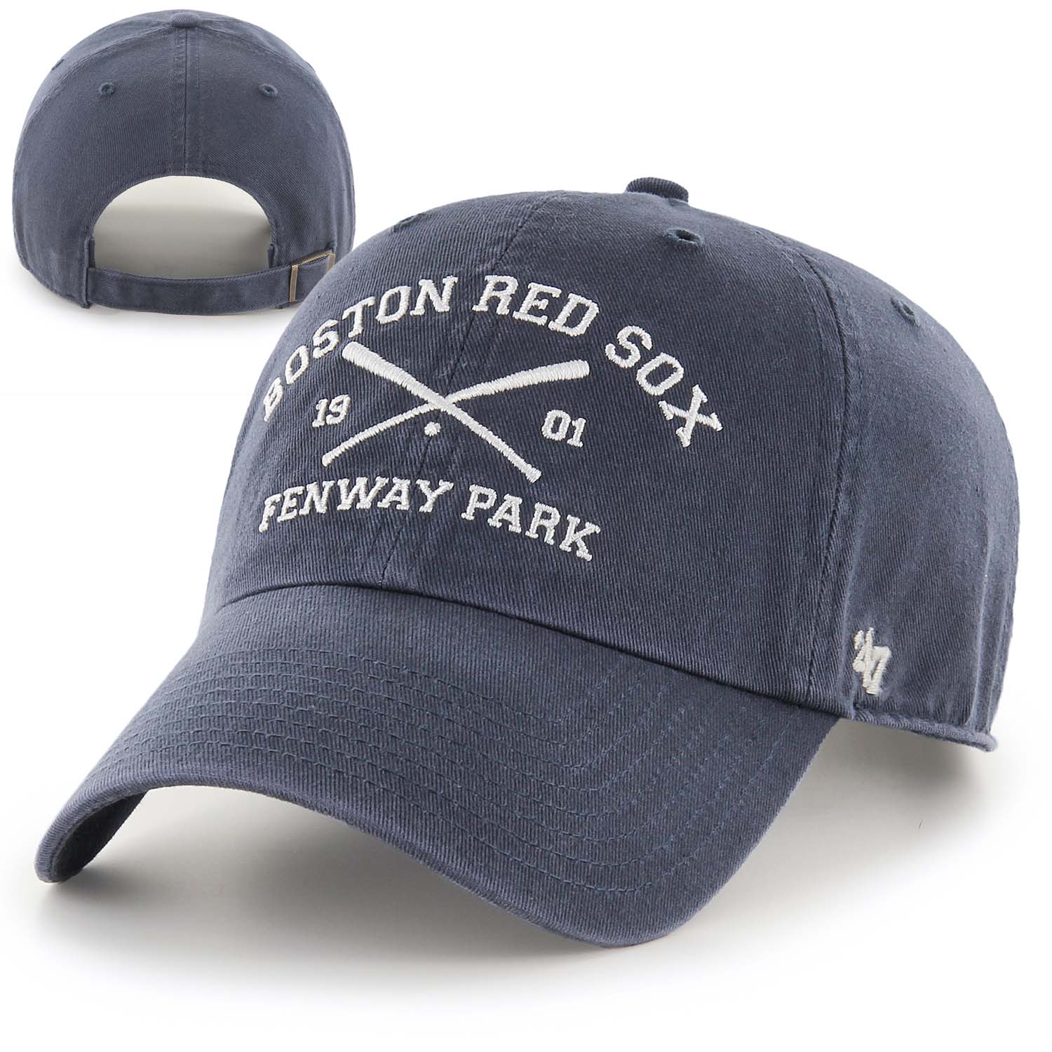 47 Clean-Up - Crossed Bats - Navy