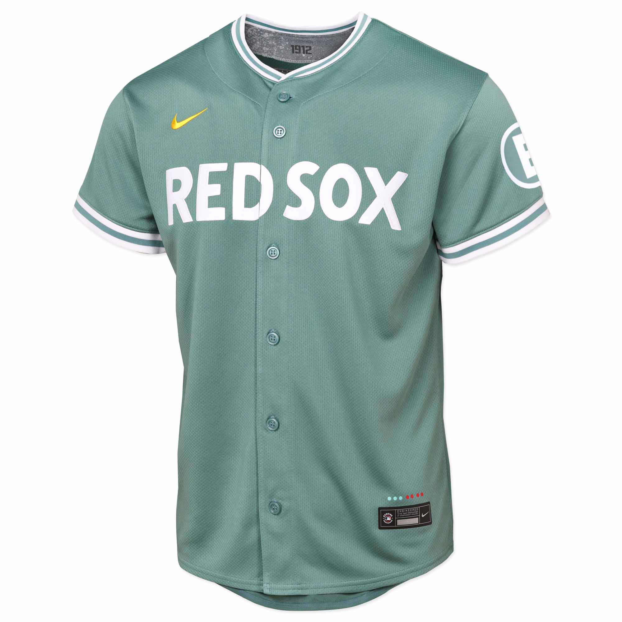 Nike Youth 25 City Connect Limited Jersey - Green - Blank