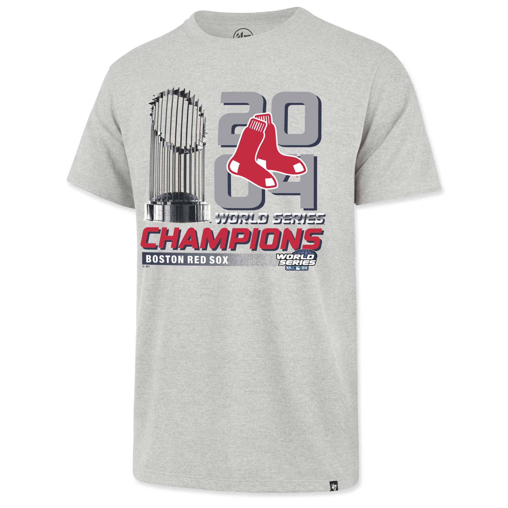 Mlb Shirts Red Sox Championship T Shirts 47 2004 World Series Champs Franklin T-Shirt Grey Mlb Shirts Red Sox Championship T Shirts 47 2004 World Series Champs Franklin T-Shirt Grey