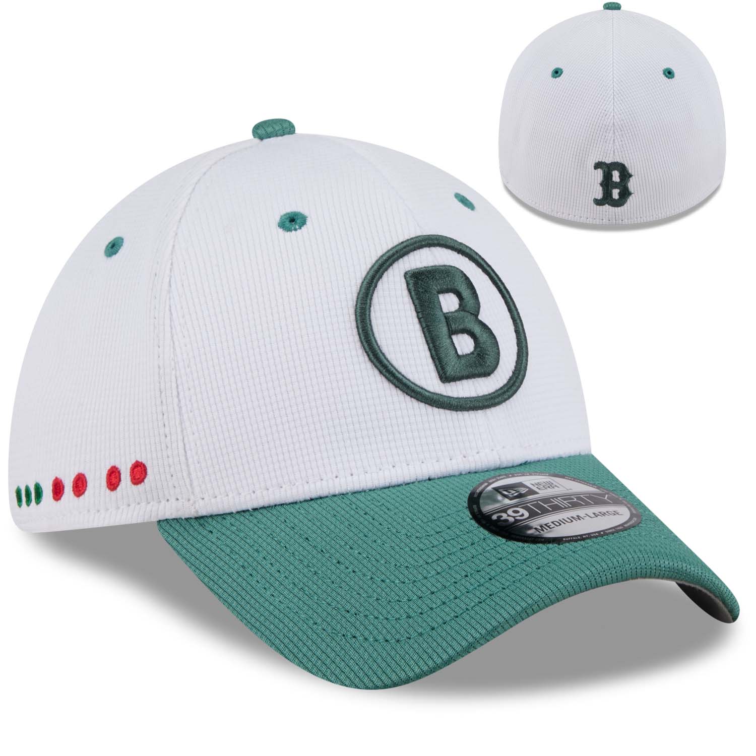 New Era 25 City Connect BP Stretch Fit  - 39Thirty - White/Green