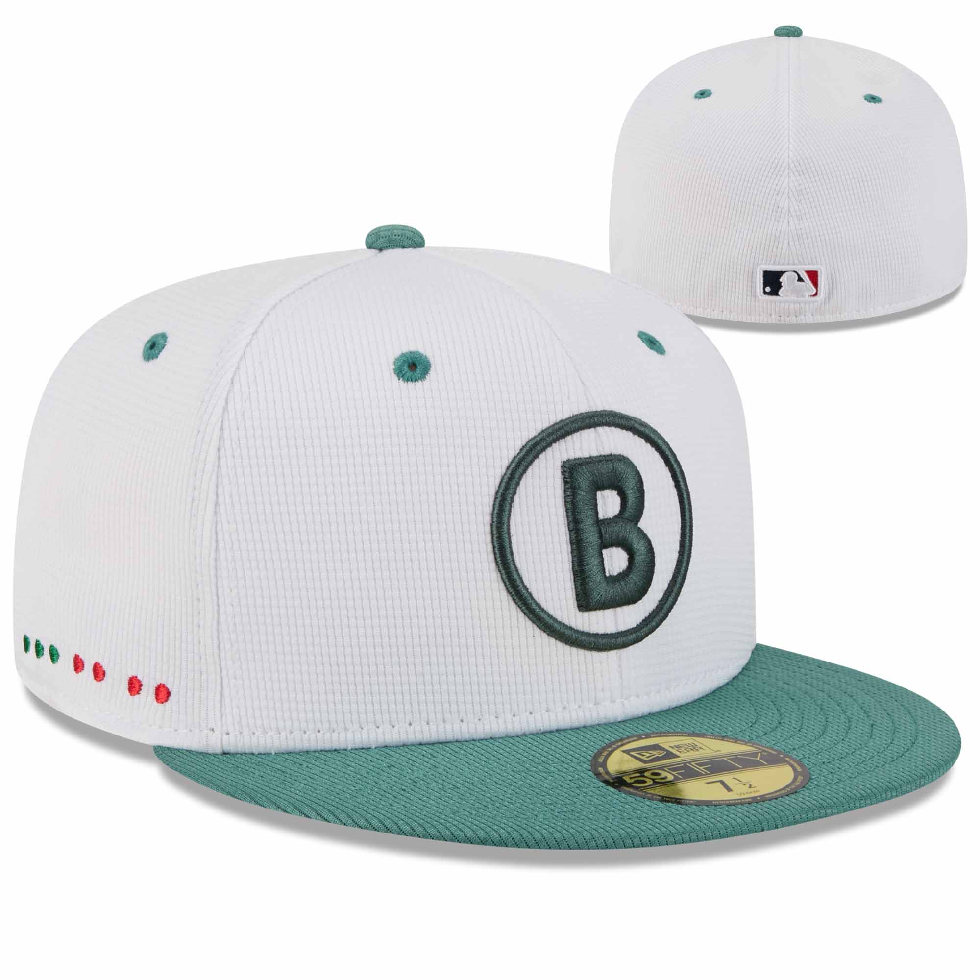 New Era Official Batting Practice 59Fifty Cap - 25 City Connect - White/Green