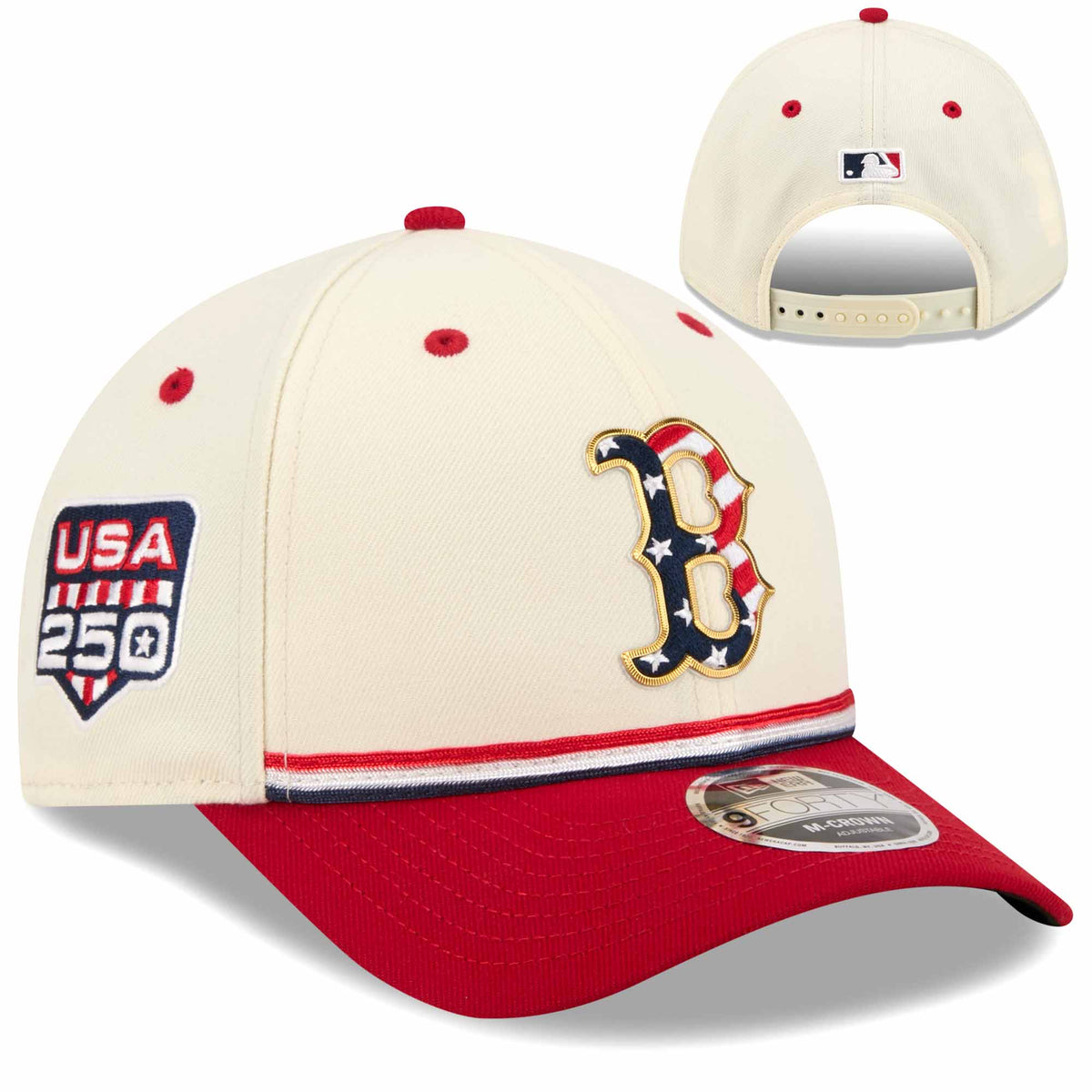 New Era 26 4th of July - 9Forty - Chrome/Red