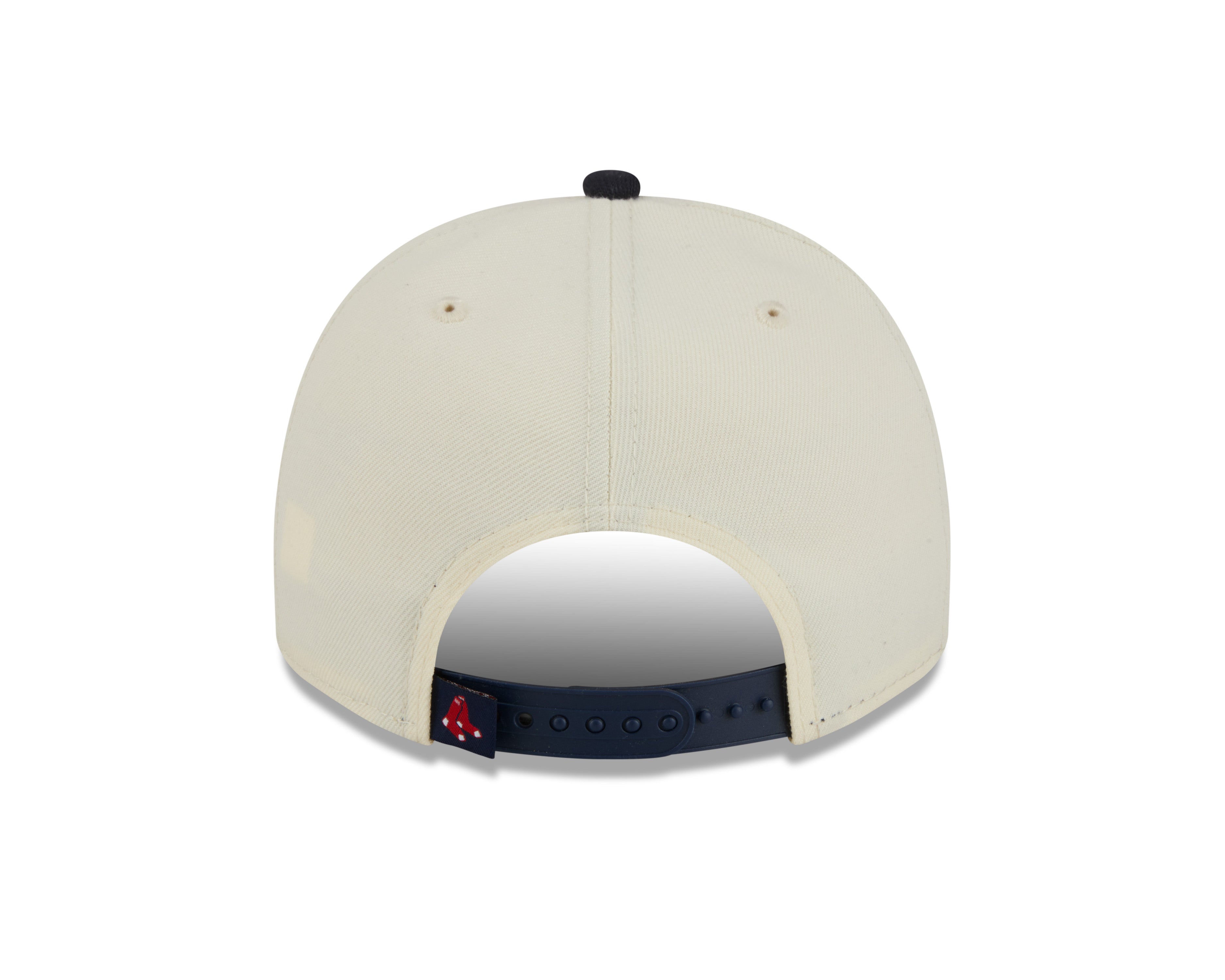 New Era Snapback - Red Sox Big Logo - 9Fifty - Natural/Navy