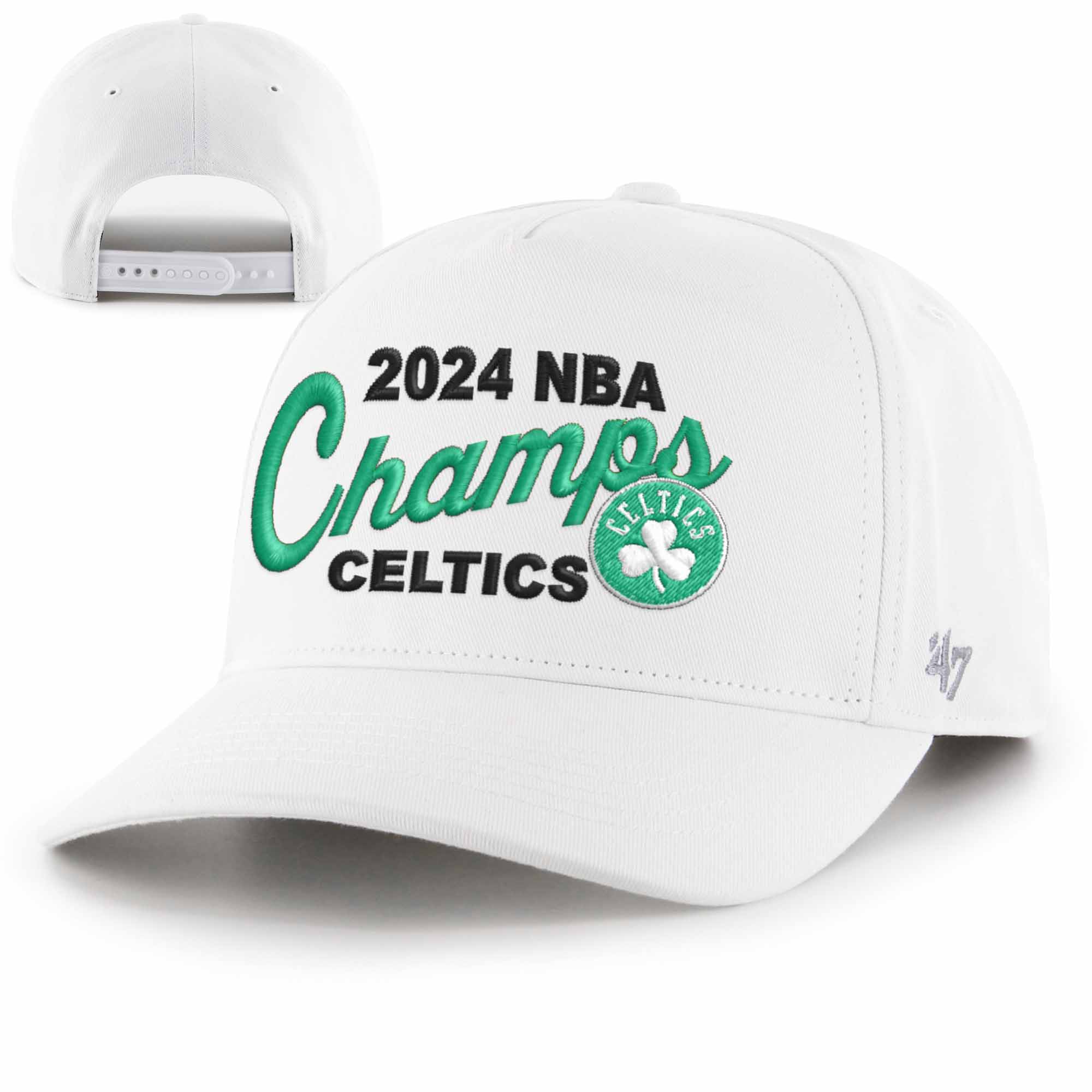 Celtics Champs 47 Snapback - Hitch - White