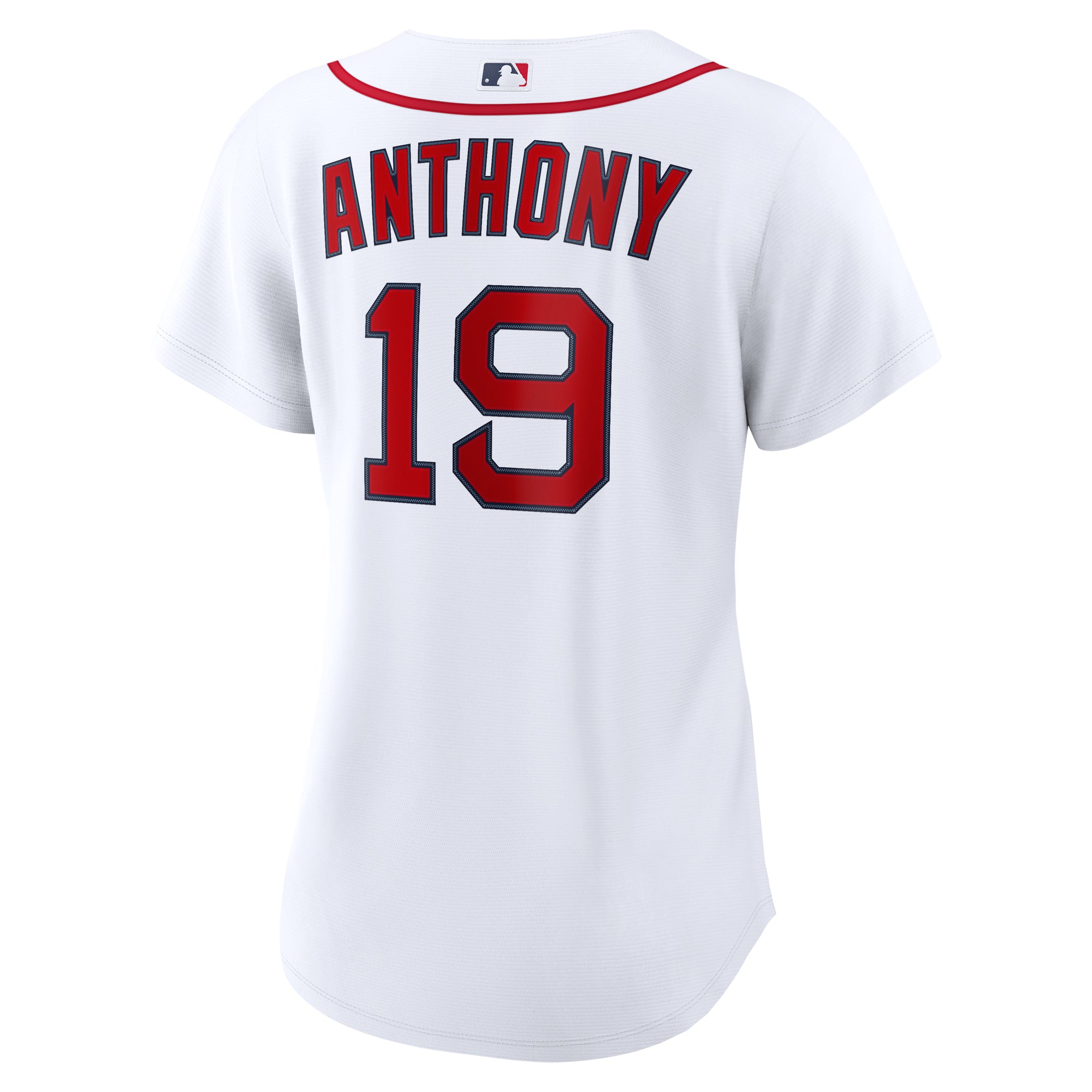 Ladies Nike Replica Home Jersey - White - Anthony #19