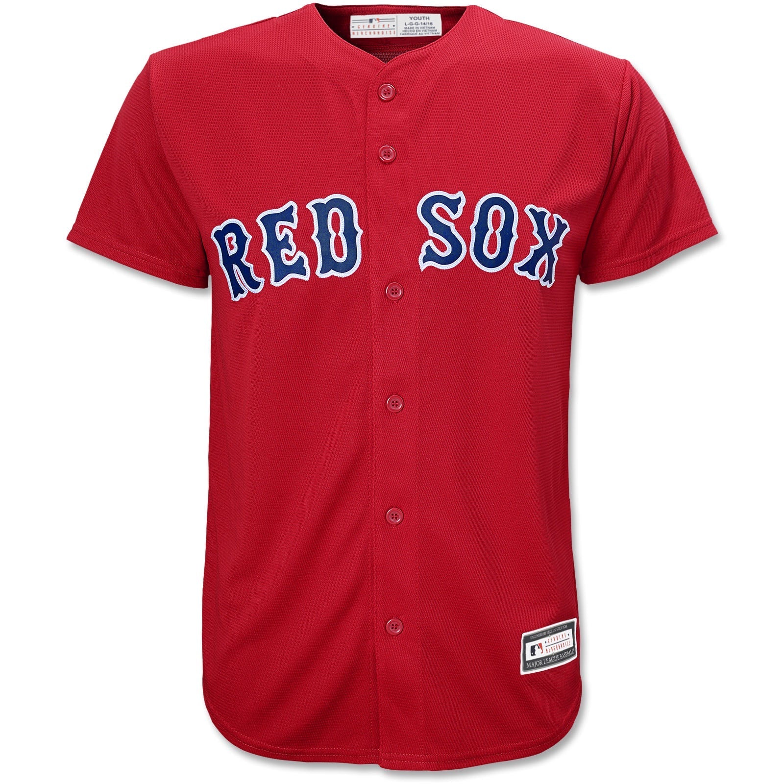Boston Red Sox Nike Kids Replica Jersey Blank - Home Alternate - Red.