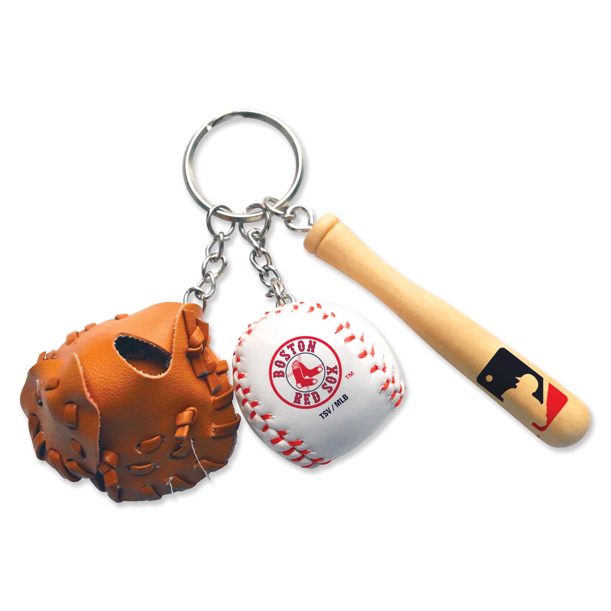 Keychain - Ball, Bat, Glove