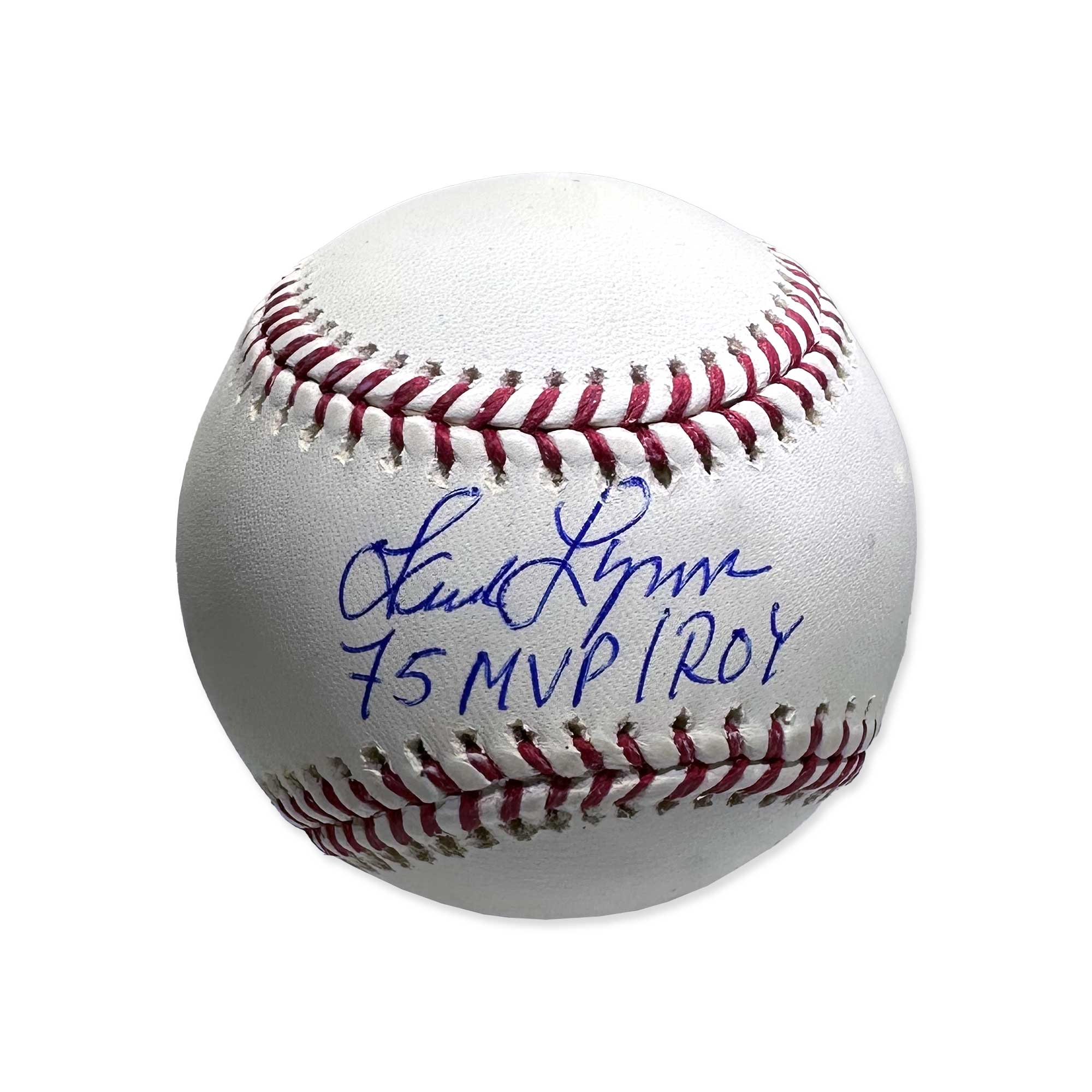 Autographed Baseball - Fred Lynn - 75 Rookie of the Year, MVP