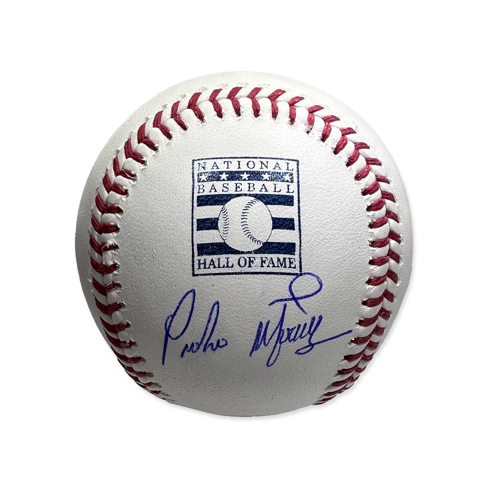 Autographed Baseball - Pedro Martinez - Hall of Fame