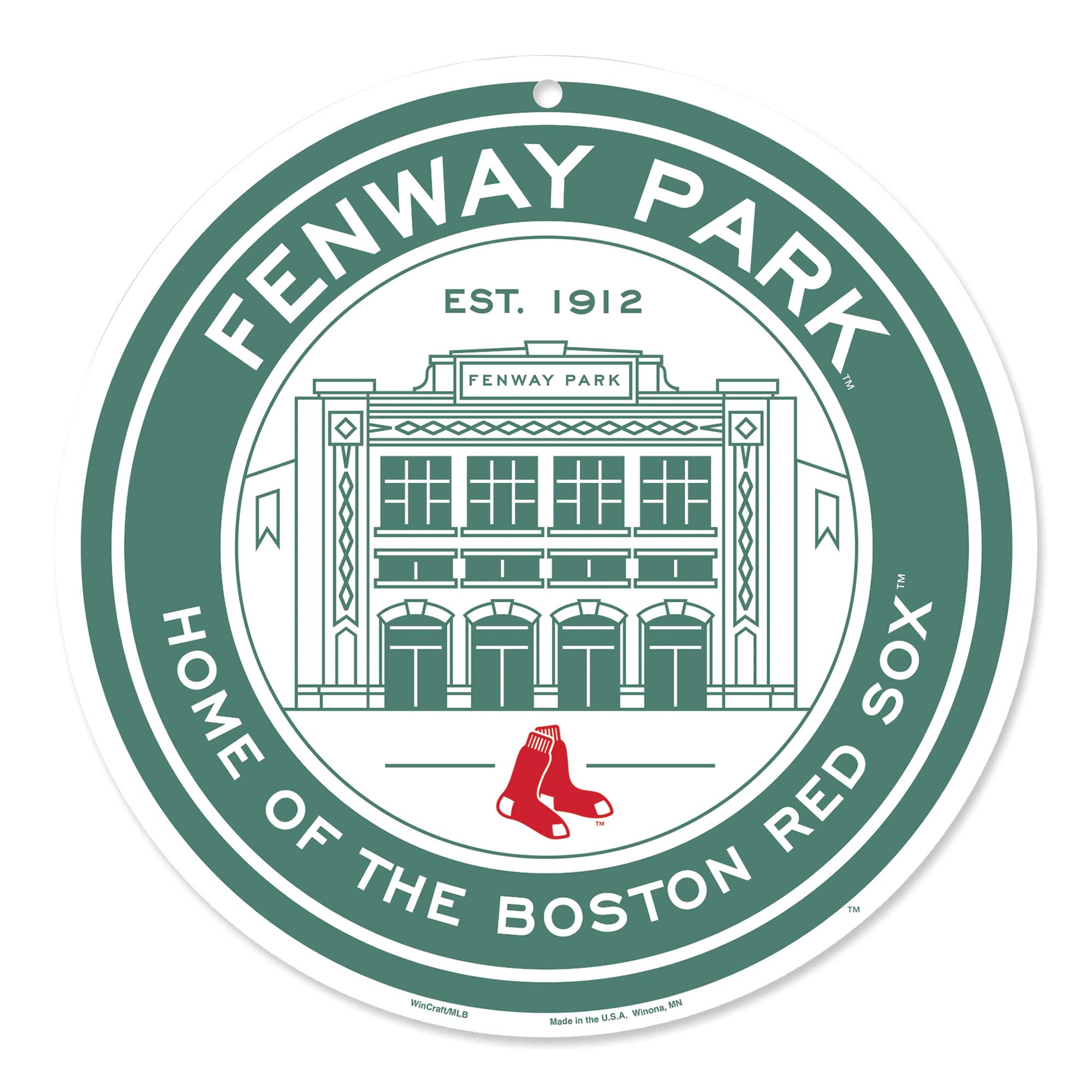 Sign - Coin Logo Round 12"