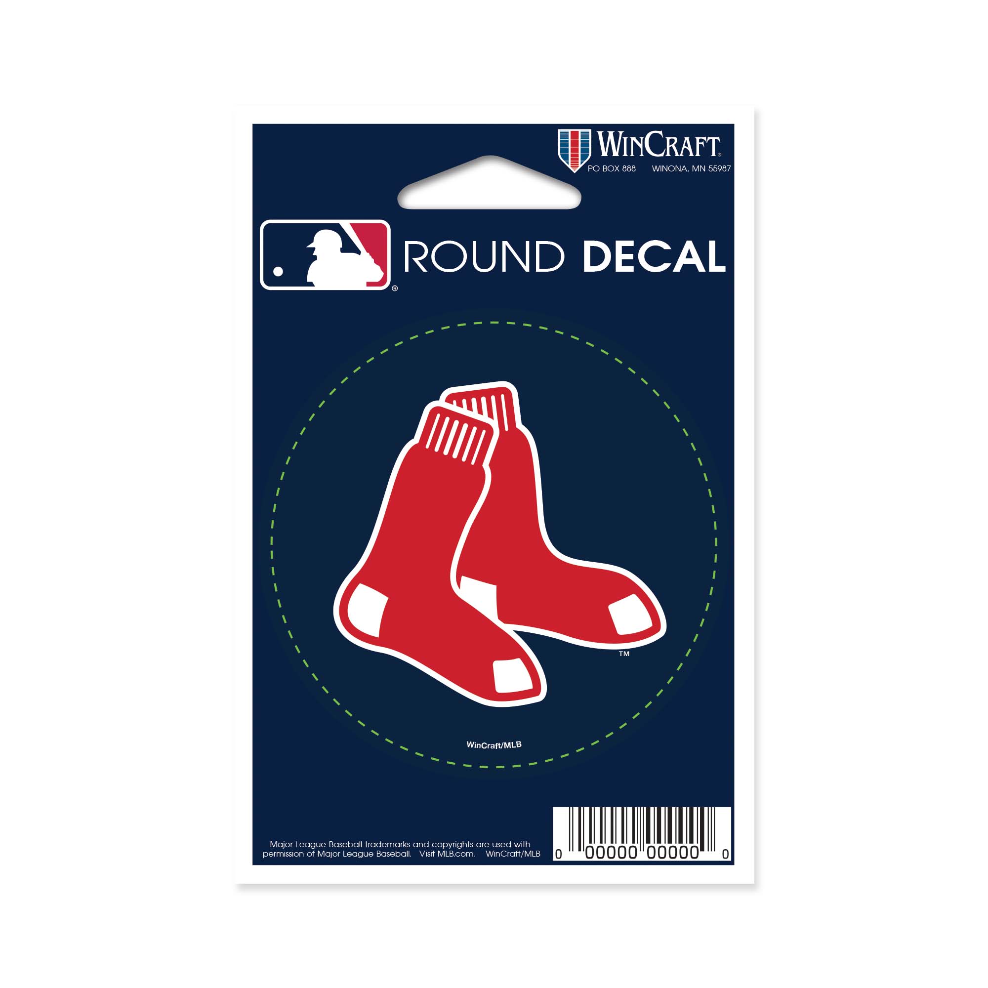 Decal - 2 Sox Logo Round Decal