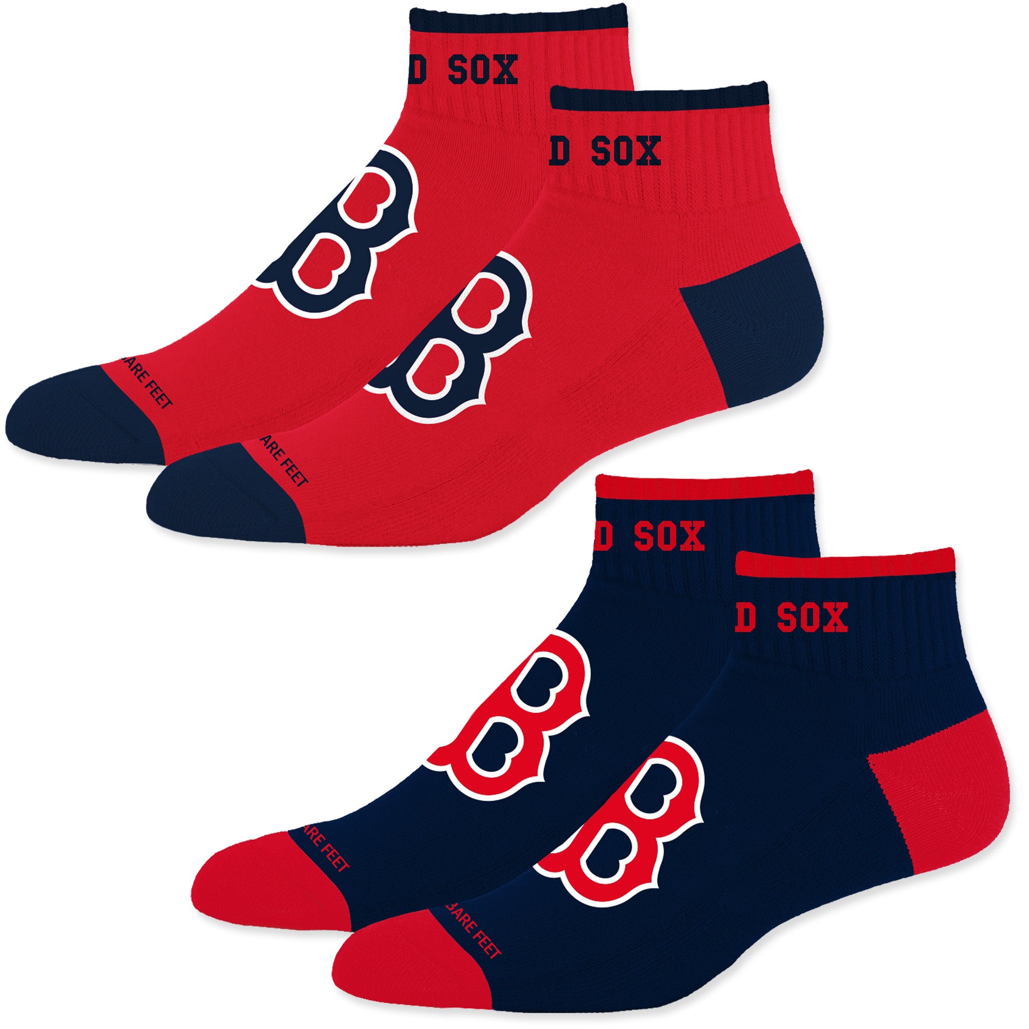 Socks - Red/Navy 2-Pack