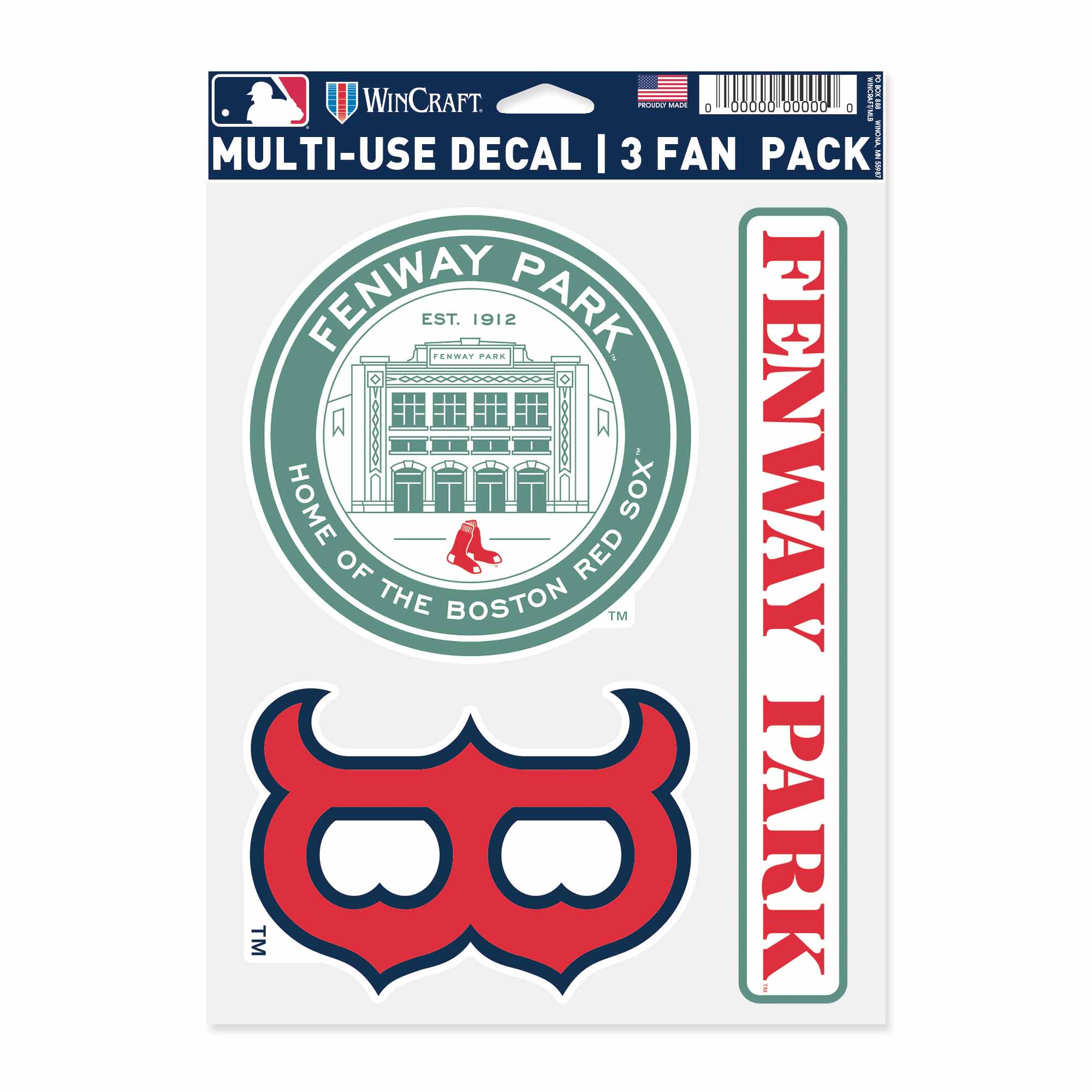 Decal - Fenway Park 3 Pack