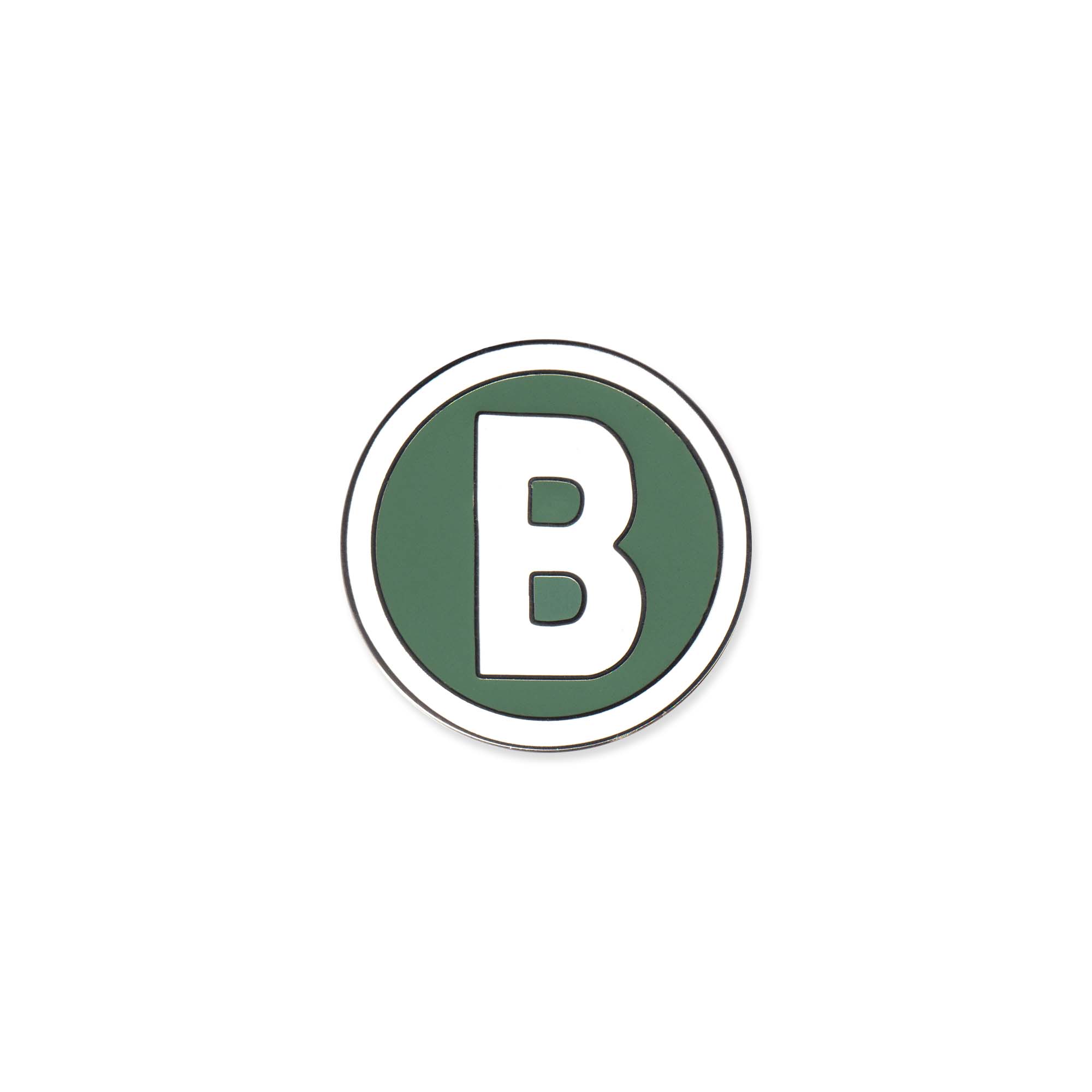 Pin - City Connect - Green B Circle