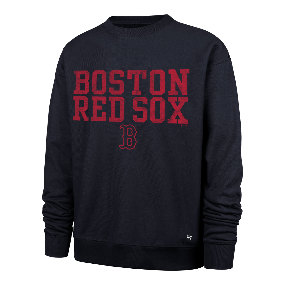 Campus Stack Foundation Crew Neck Sweatshirt - Navy