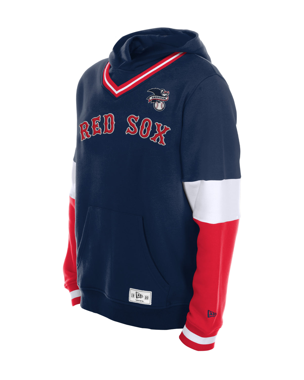 New Era V-Neck Color Blocked Hood - Navy
