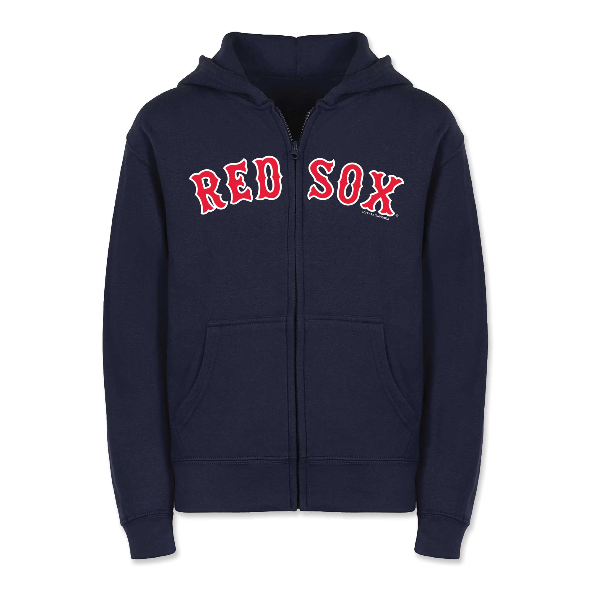 Youth Full Zip Hood - Navy