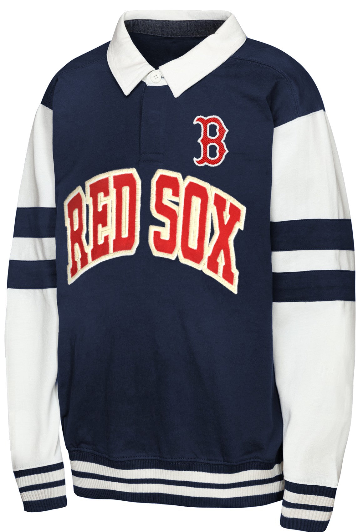 Youth Field MVP Collar Pullover - Navy