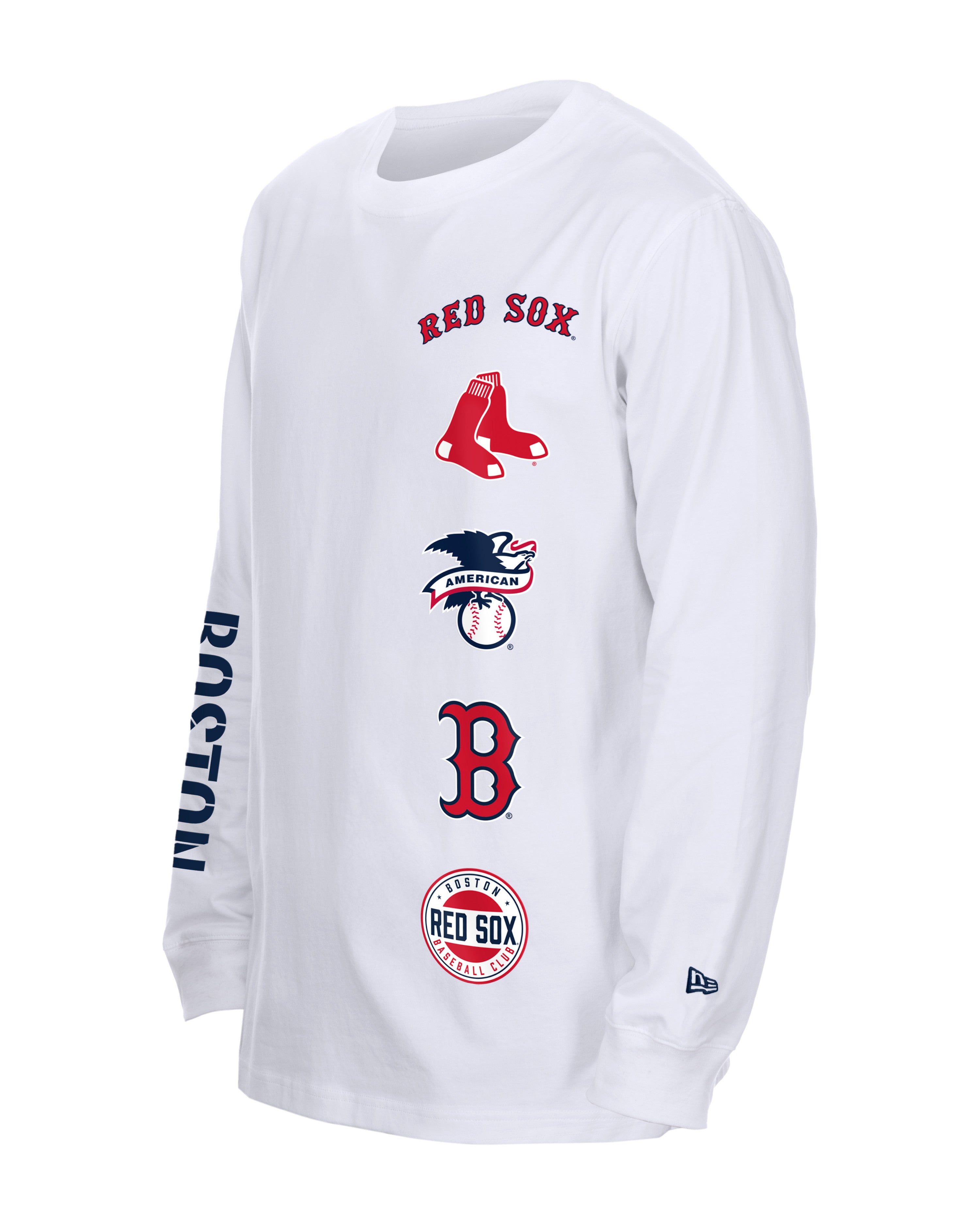 New Era Logos Long Sleeve T-Shirt - White