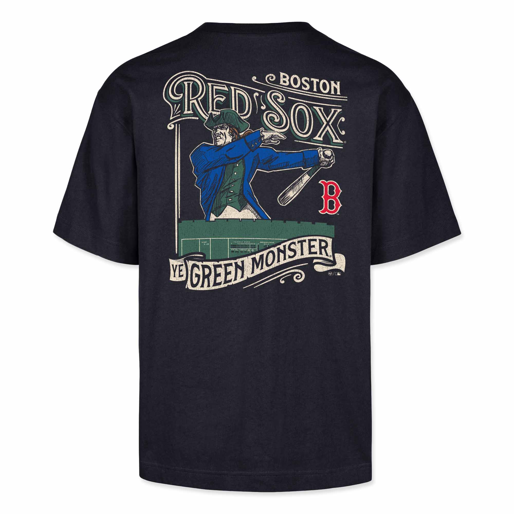 Foundation T-Shirt - Ye Green Monster - Navy