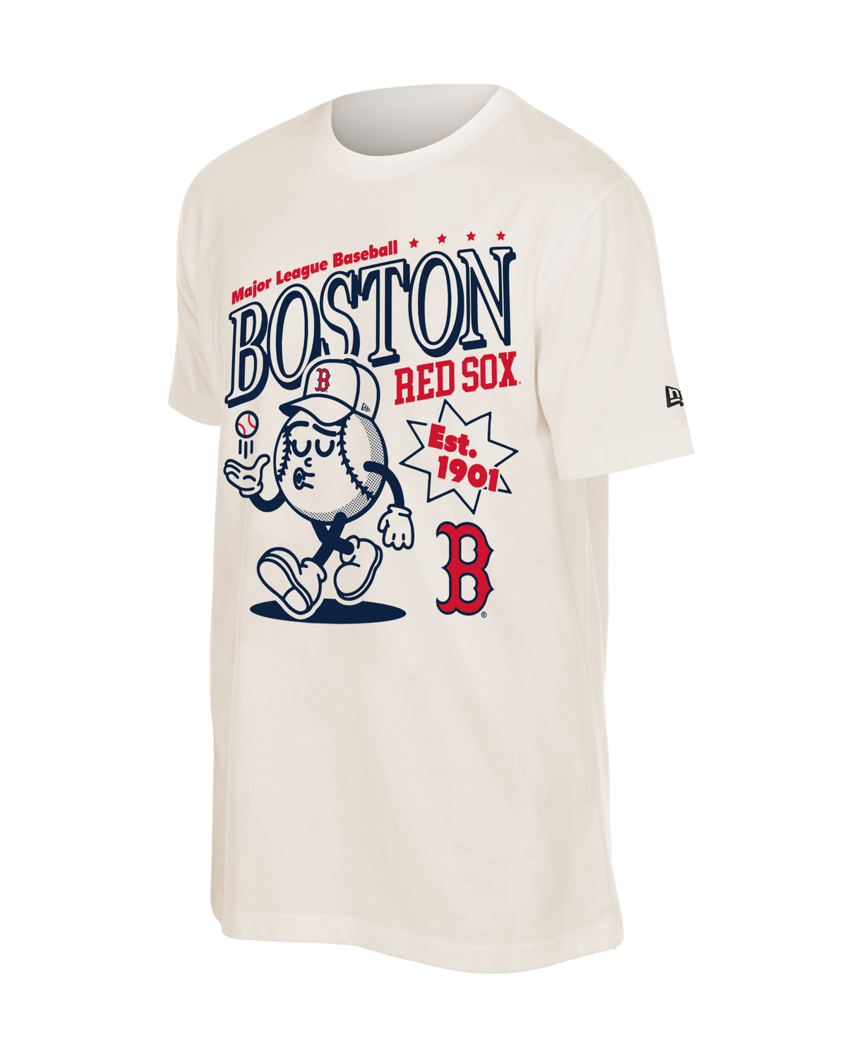 New Era Baseball Walking T-Shirt - Natural