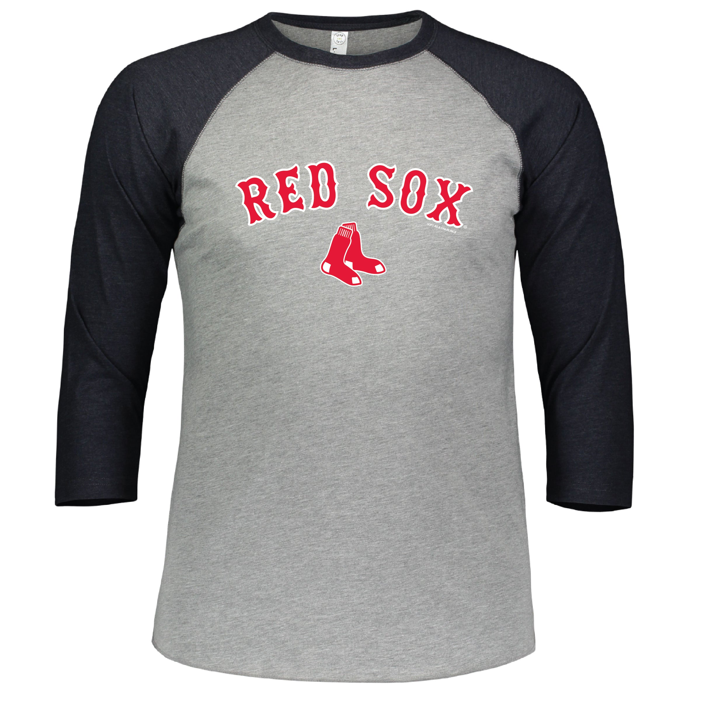 Kids Raglan - Ash/Navy