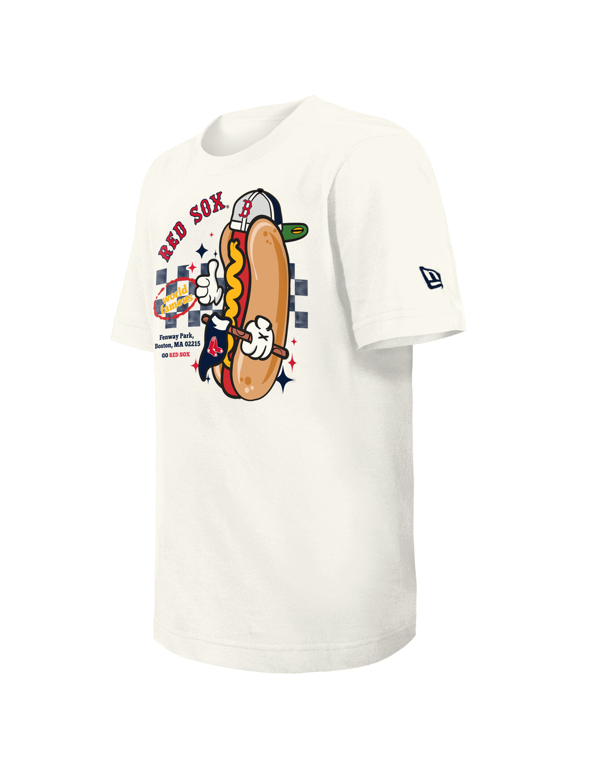 Youth New Era Hot Dog T-Shirt - White