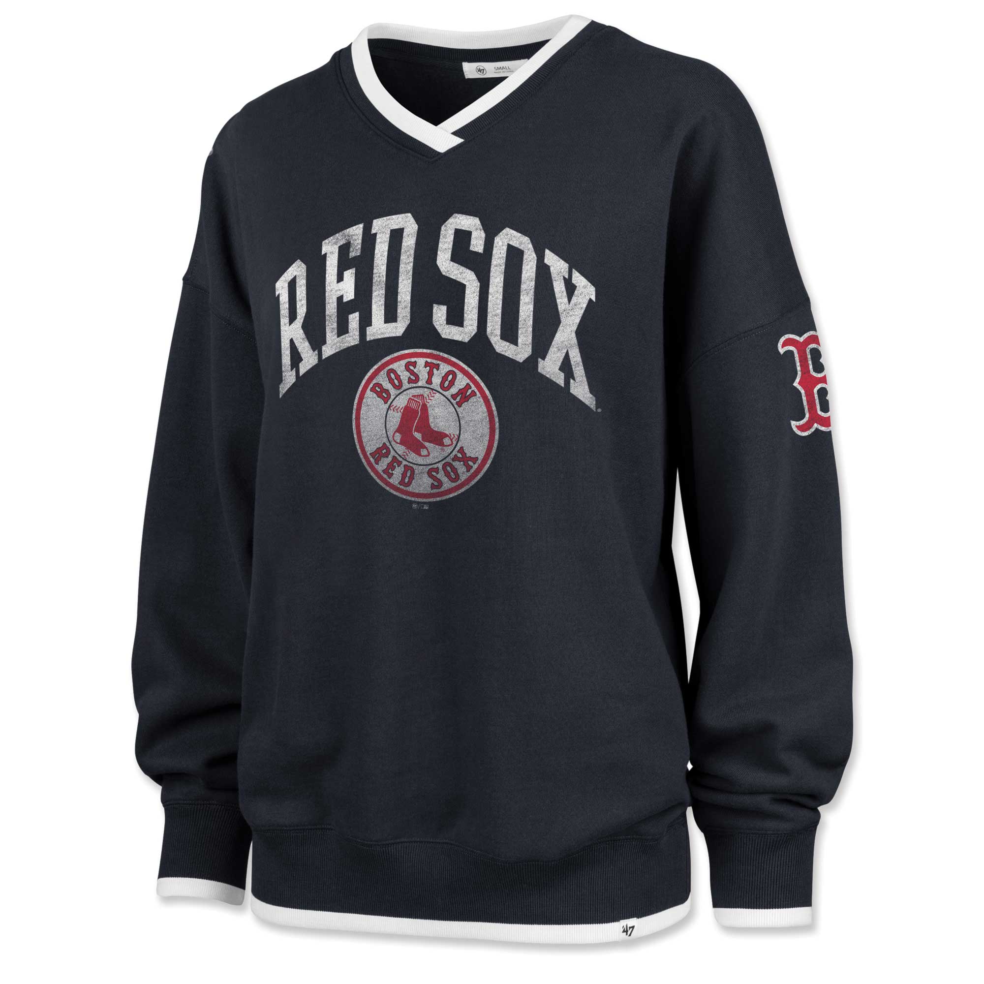 Ladies 47 80s Pullover Crew - Navy