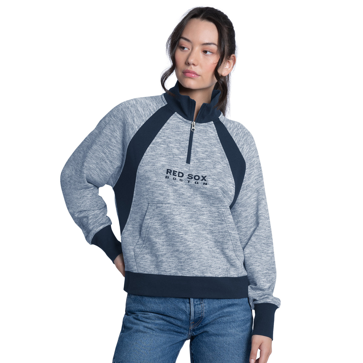 Ladies Victory 1/4 Zip - Navy