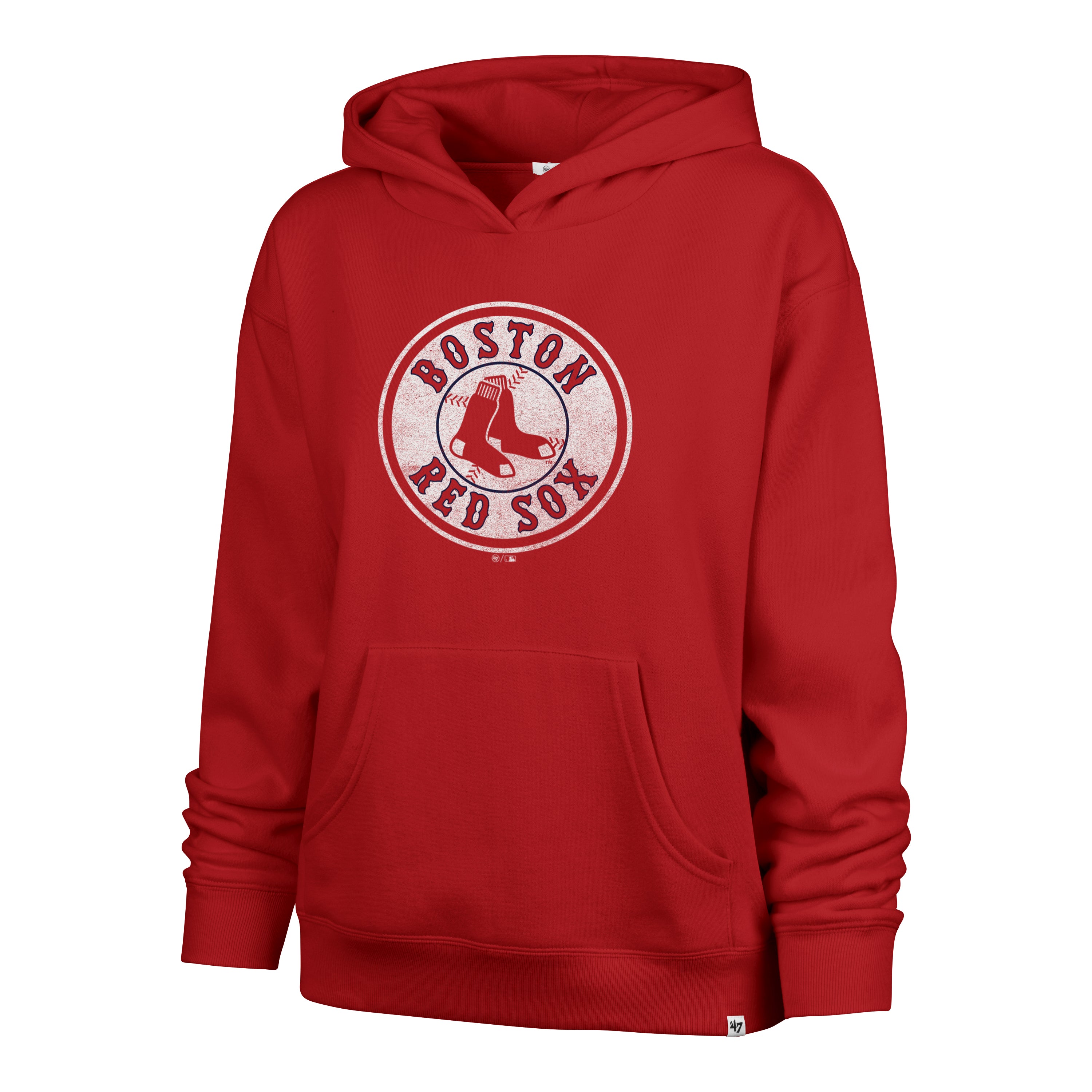 Ladies 47 Naomi Hood - Circle Logo - Red