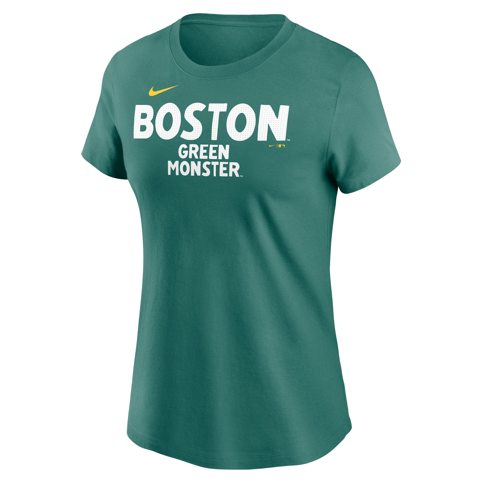 Ladies Nike 25 City Connect Wordmark Tee - Green