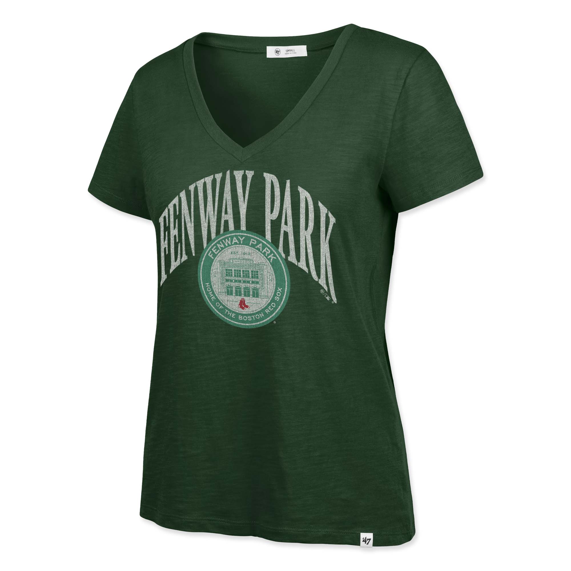 Ladies 47 Fenway Park Slub V-Neck - Green