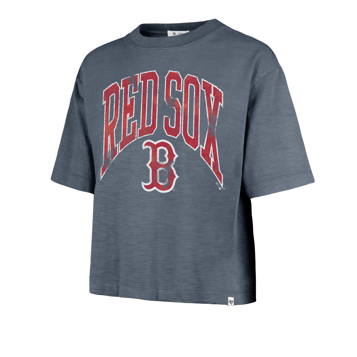 Ladies 47 Elmore Slub Crop - Navy