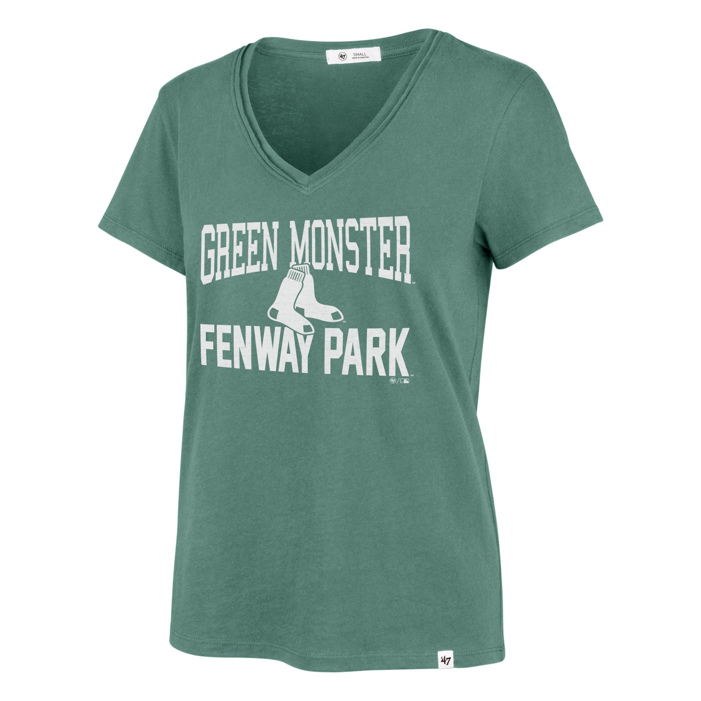Ladies 47 Frankie V-Neck Tee - Green Monster