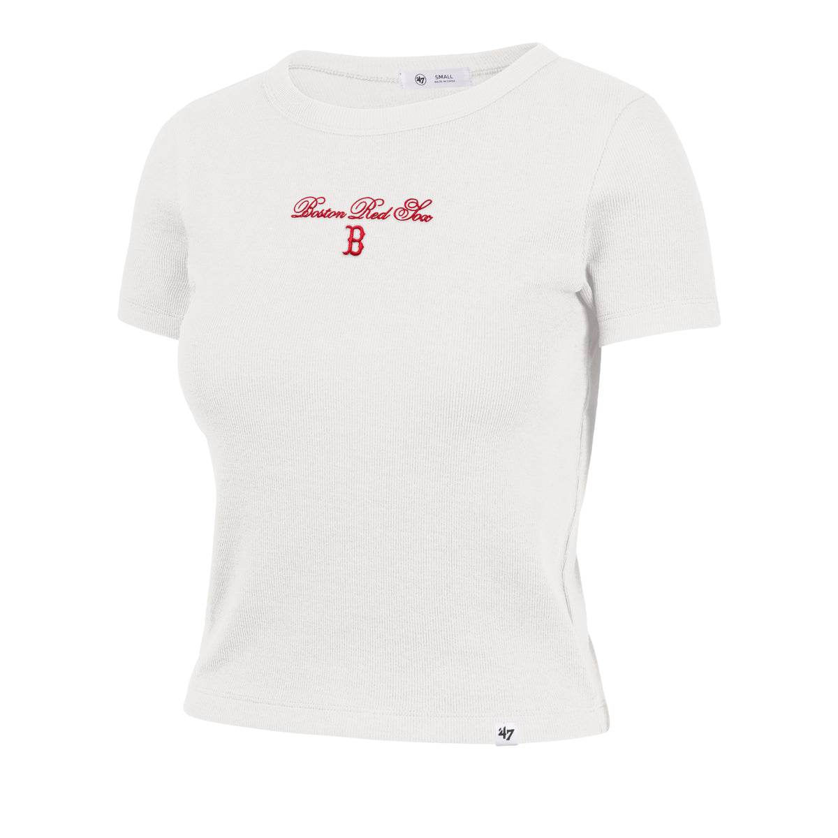 Ladies 47 Script Baby Rib Tee - Sandstone