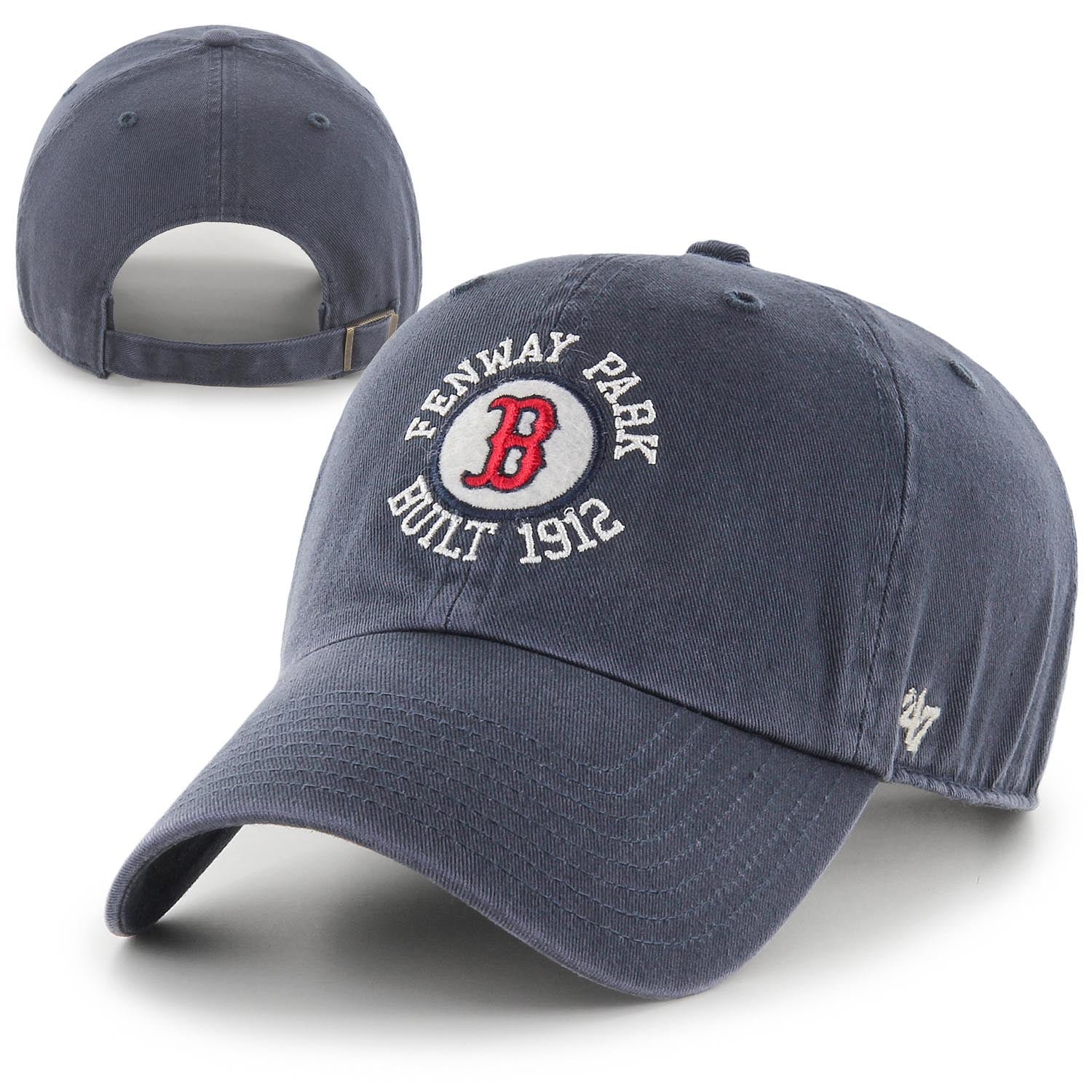 Boston Red Sox Navy Fenway Park Perfect Circle Clean Up Cap