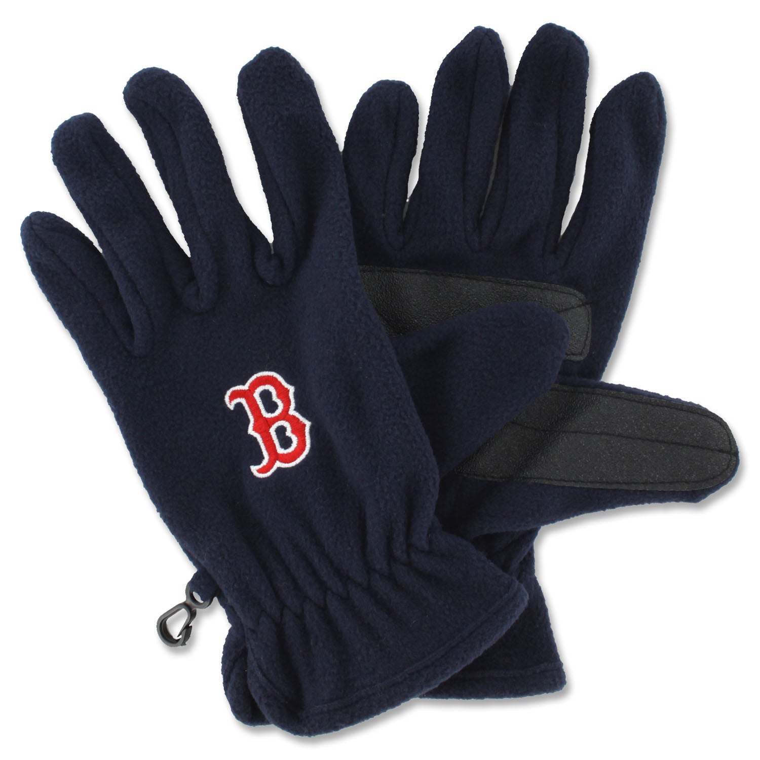 Boston Red Sox logo fleece gloves.