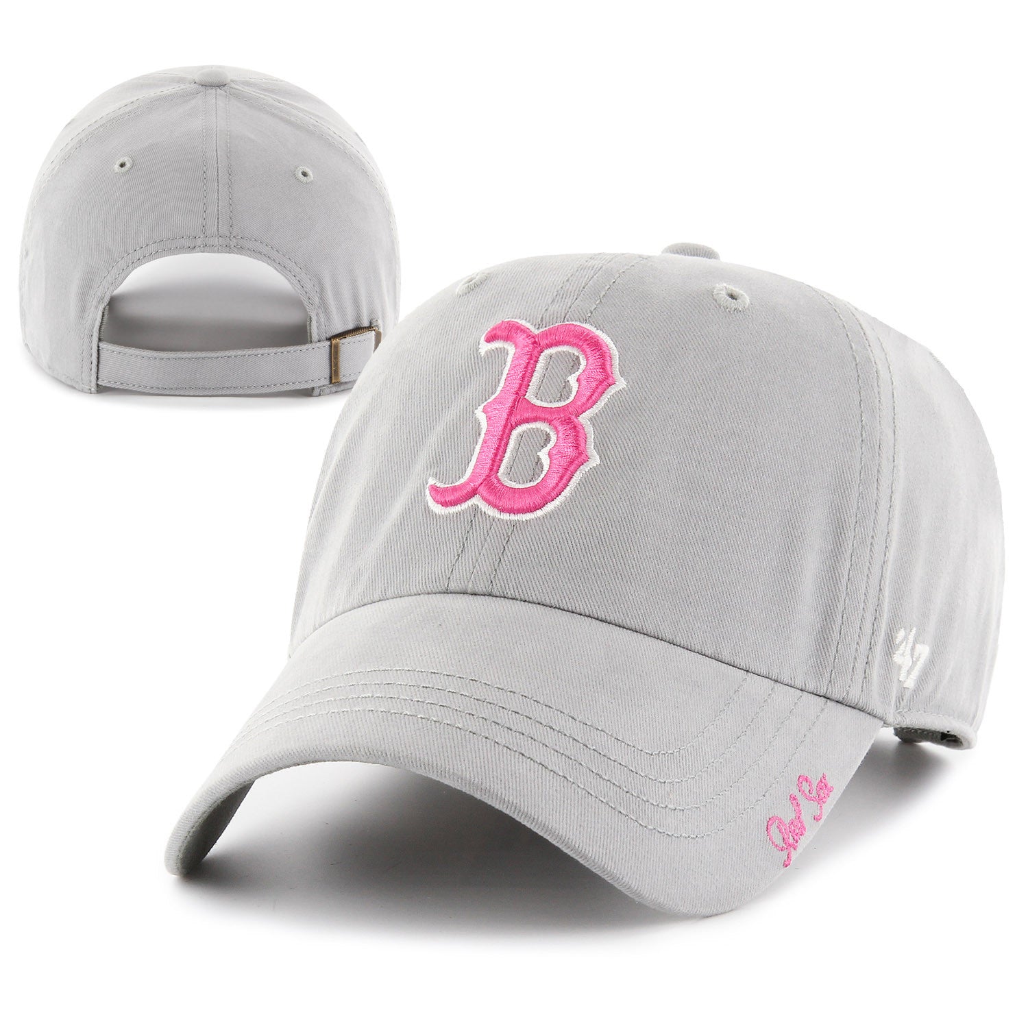 Boston Red Sox Ladies '47 Clean Up - Miata - Grey