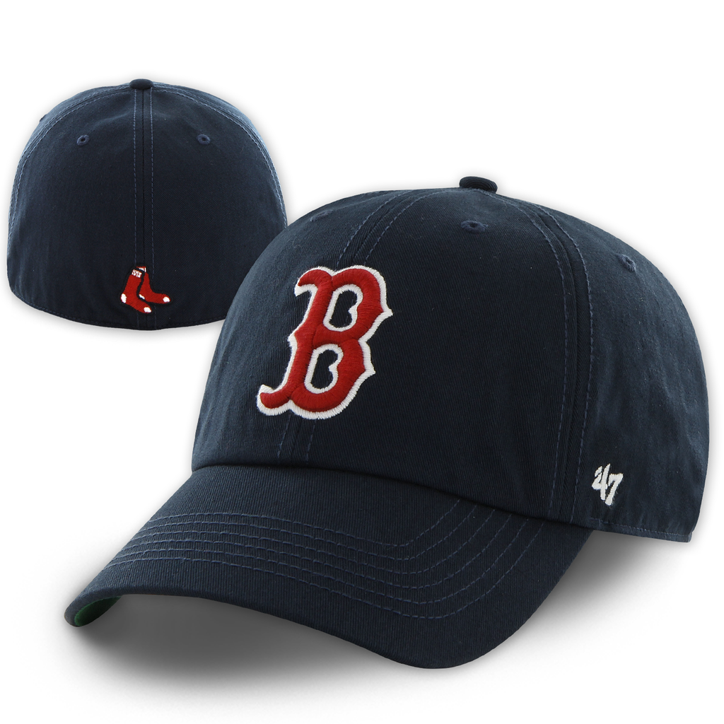 Black red top sox cap
