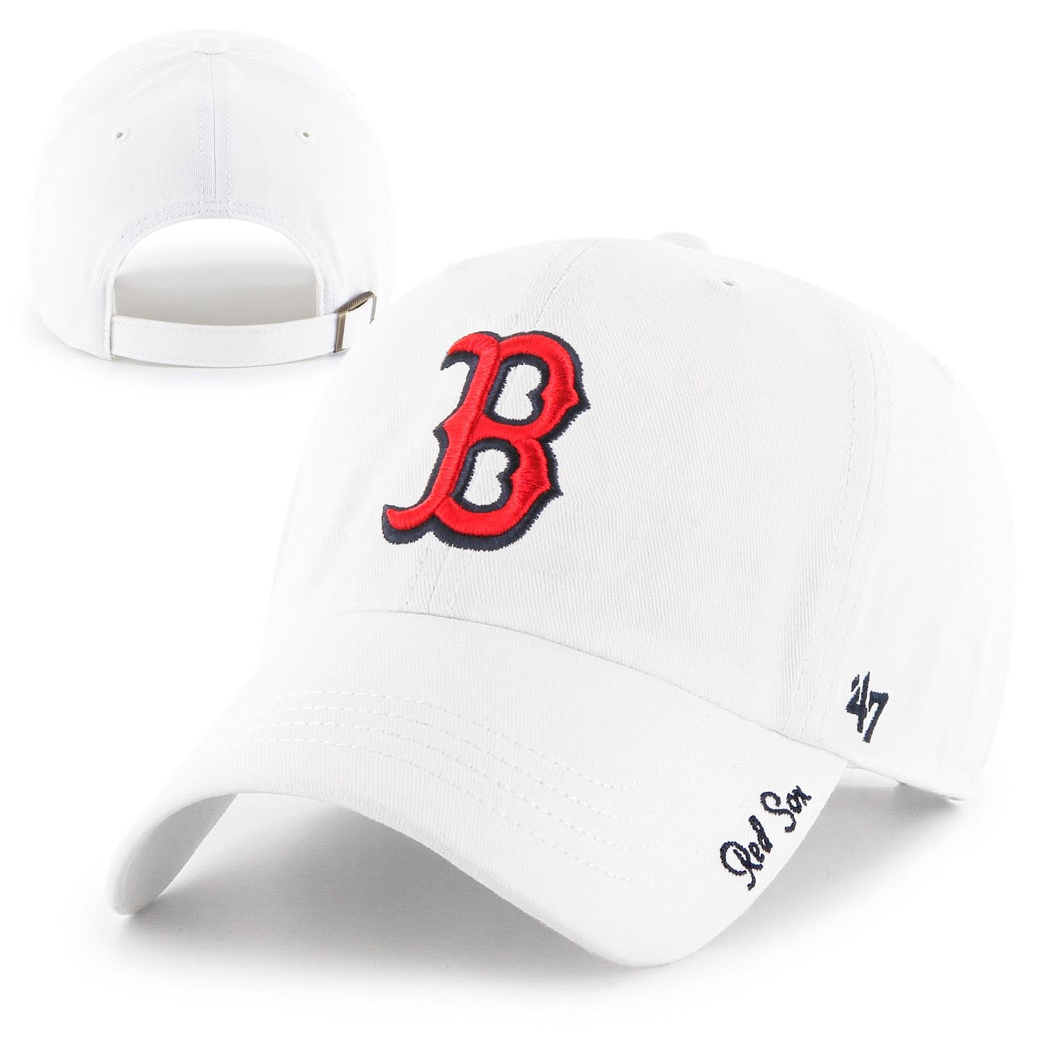Ladies Boston Red Sox 47 Clean-Up - Miata - White