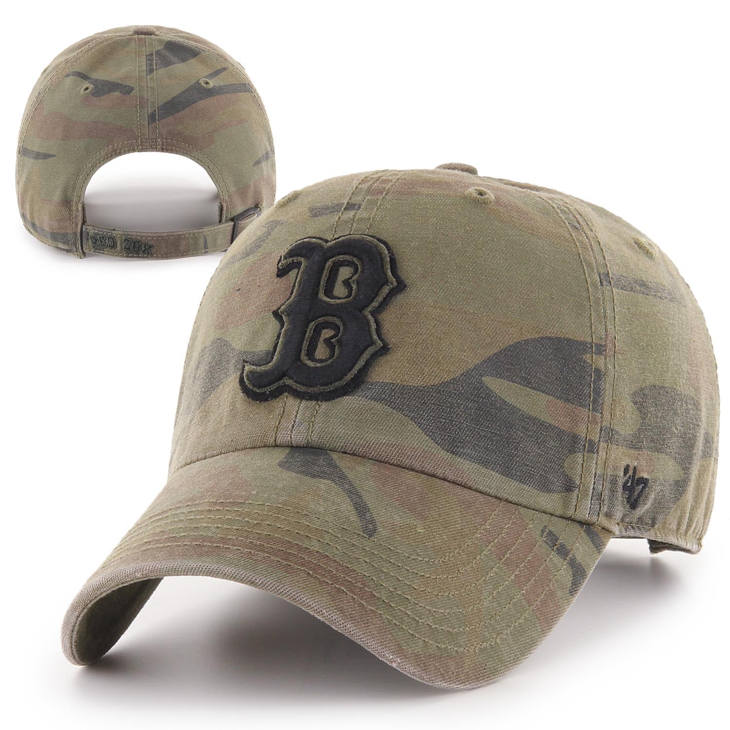 Boston Red Sox '47 Clean-Up - Movement - B Logo - Camo