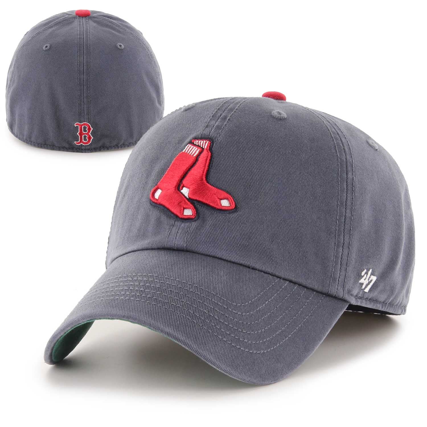 Boston Red Sox 47 Fitted Franchise - 2 Sox - Vintage Navy