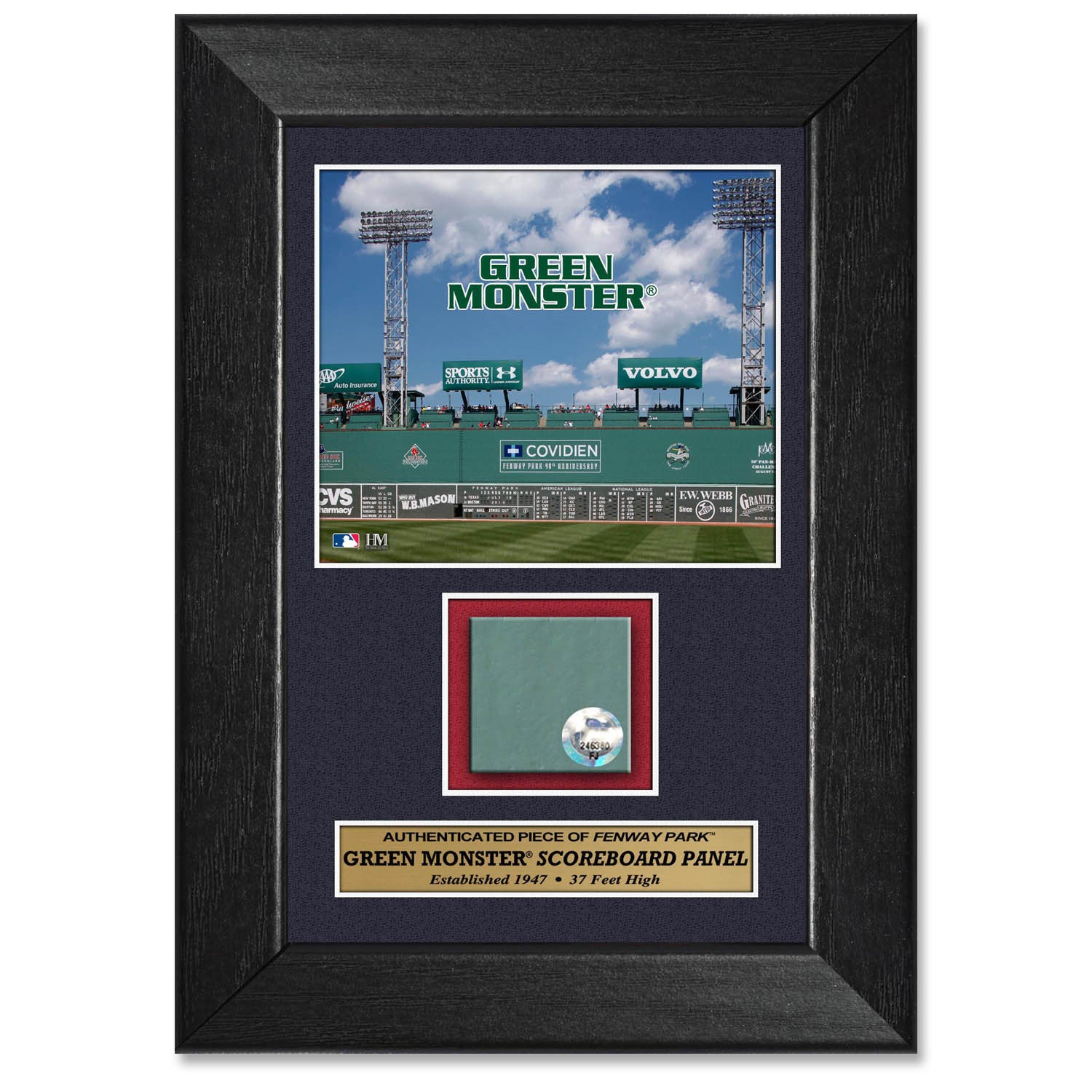 Game Used - Scoreboard Plaque