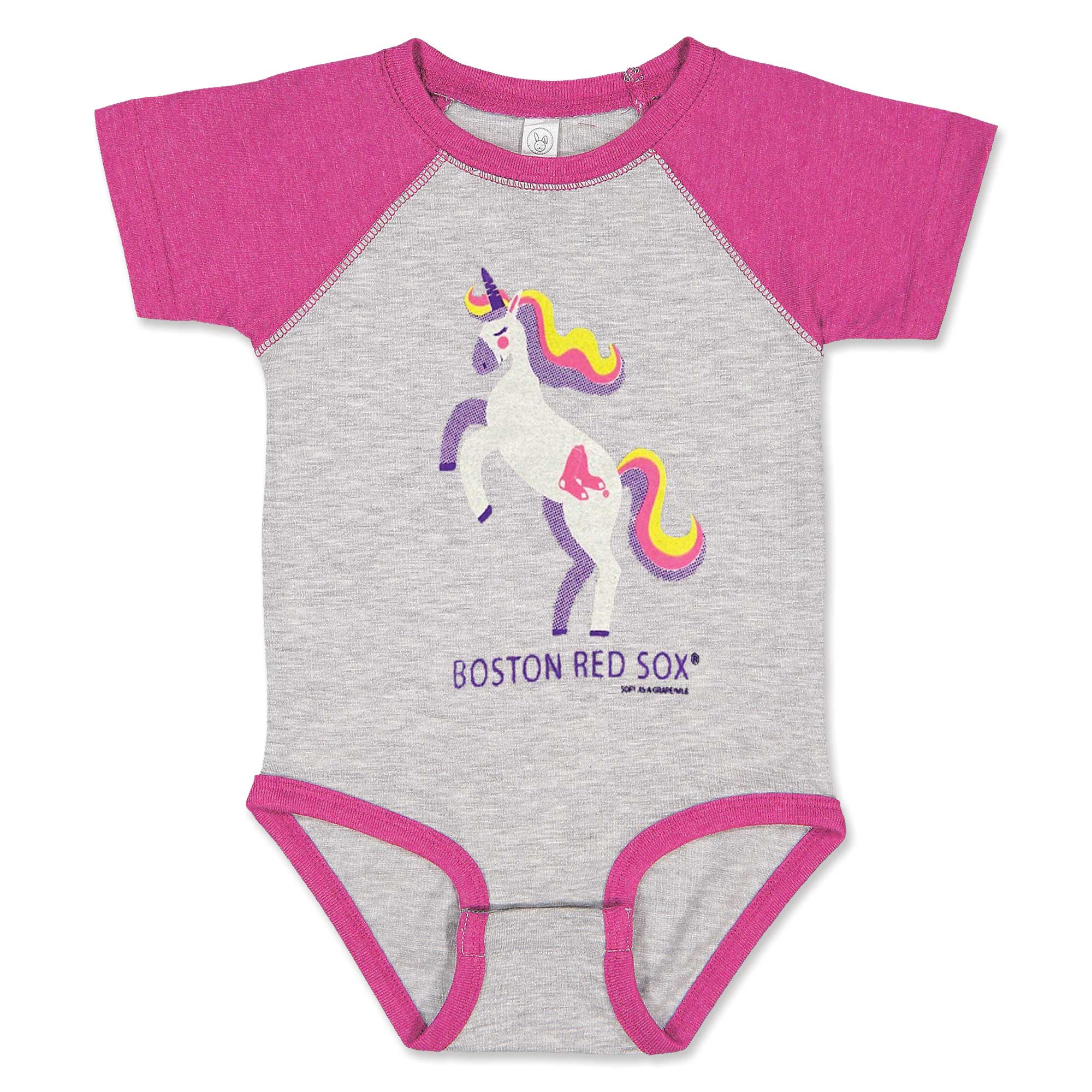 Newborn Onesie - Unicorn - Pink/Grey