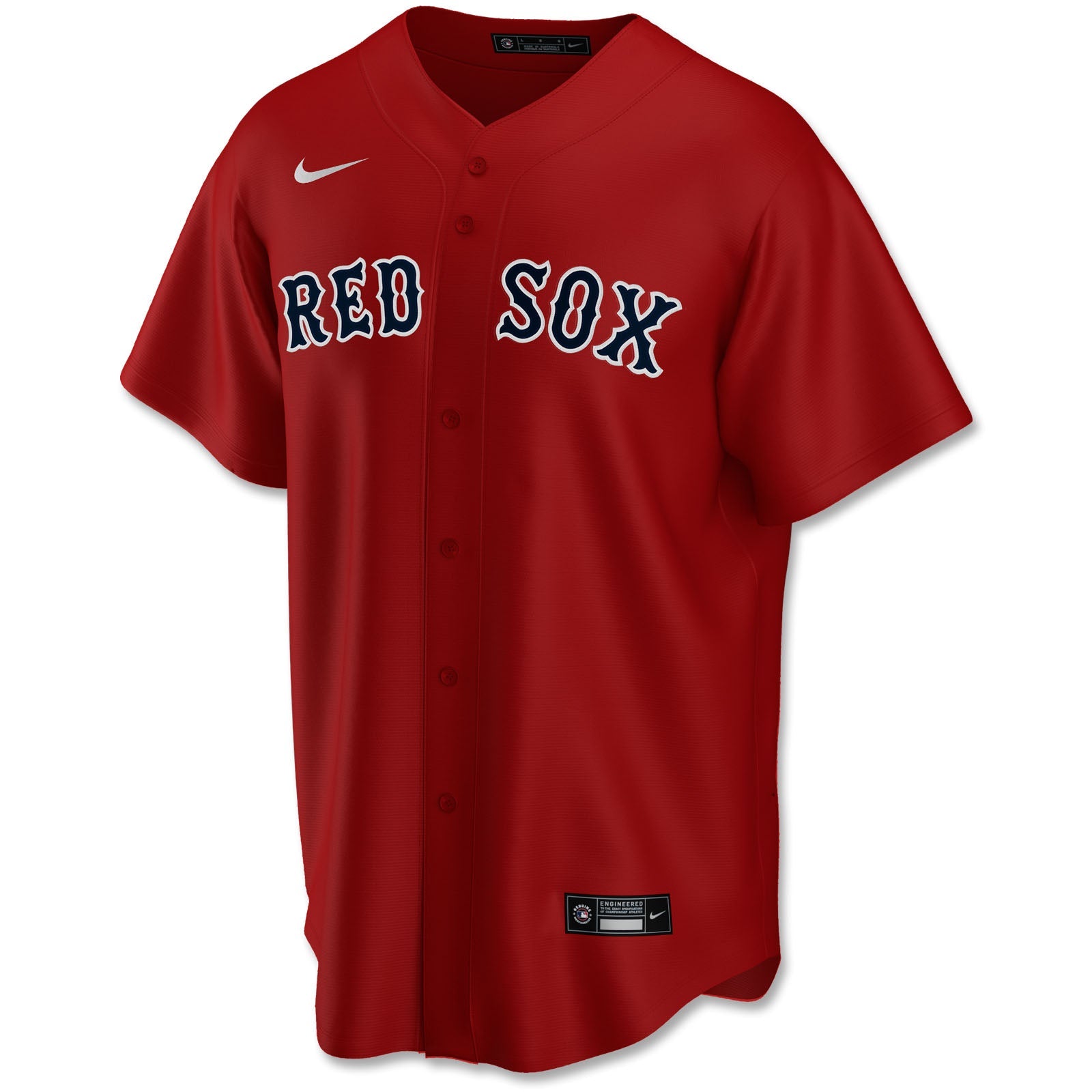 Boston Red Sox Nike Replica Home Alternate Jersey - Red - Blank.