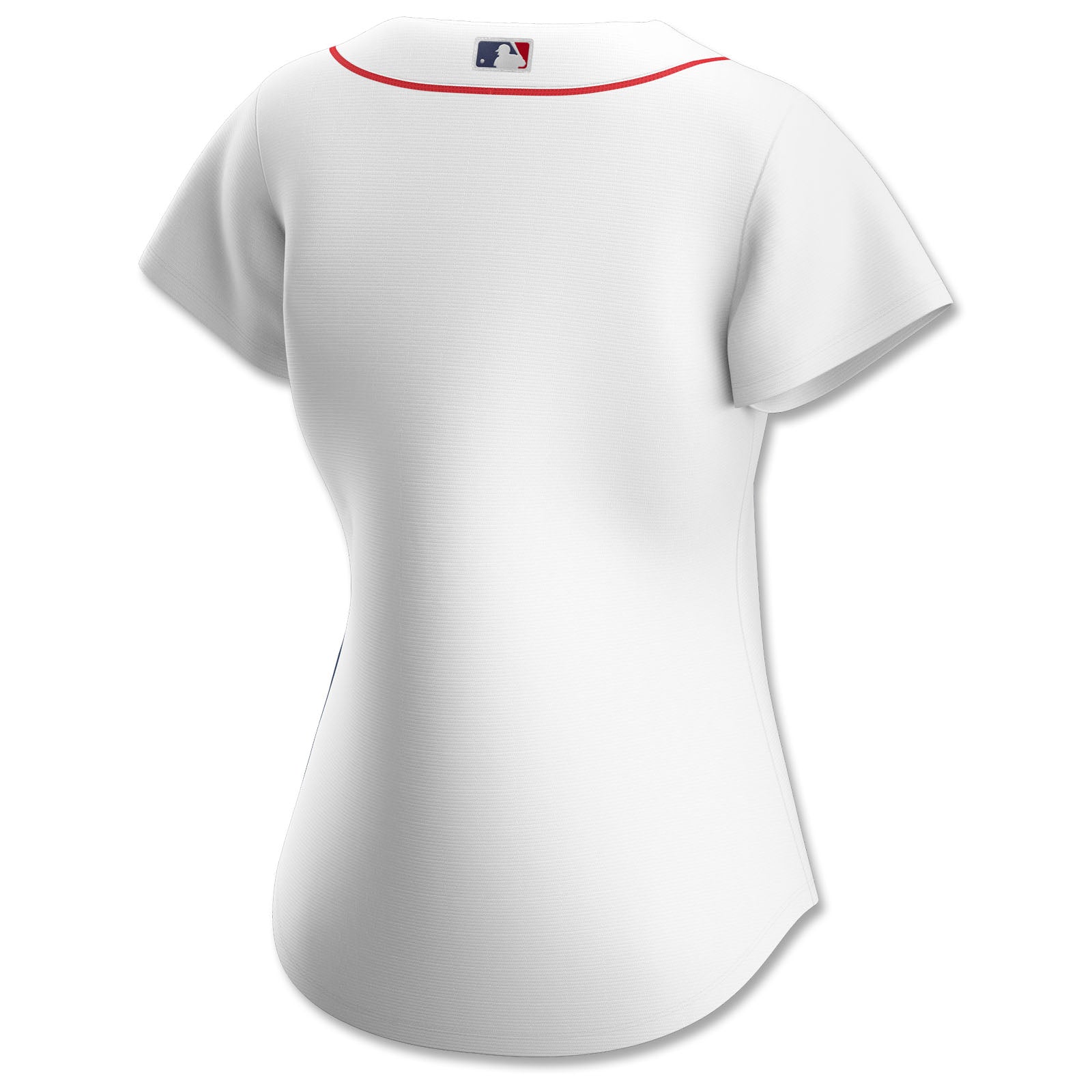 Boston Red Sox Ladies Nike Replica Home Jersey - White - Blank - Back
