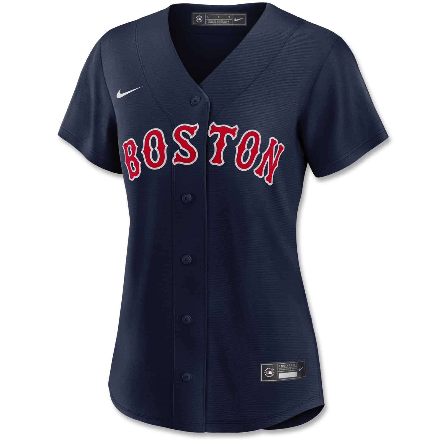 Ladies Nike Replica Alternate Road Jersey - Navy - Blank