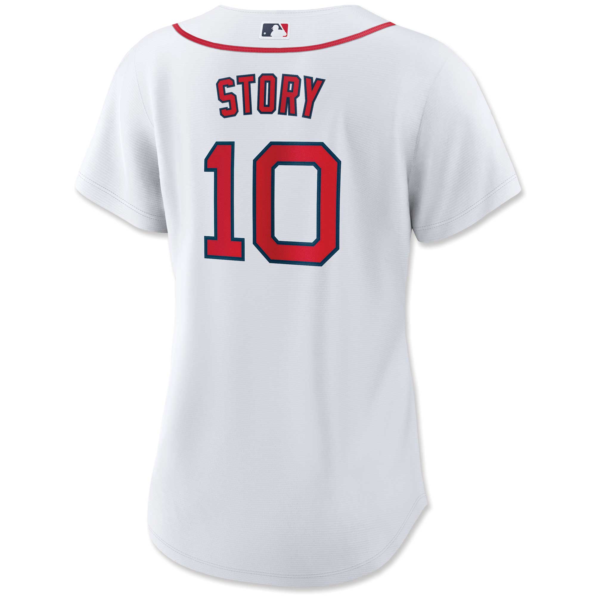 Ladies Nike Replica Home Jersey - White - Story #10