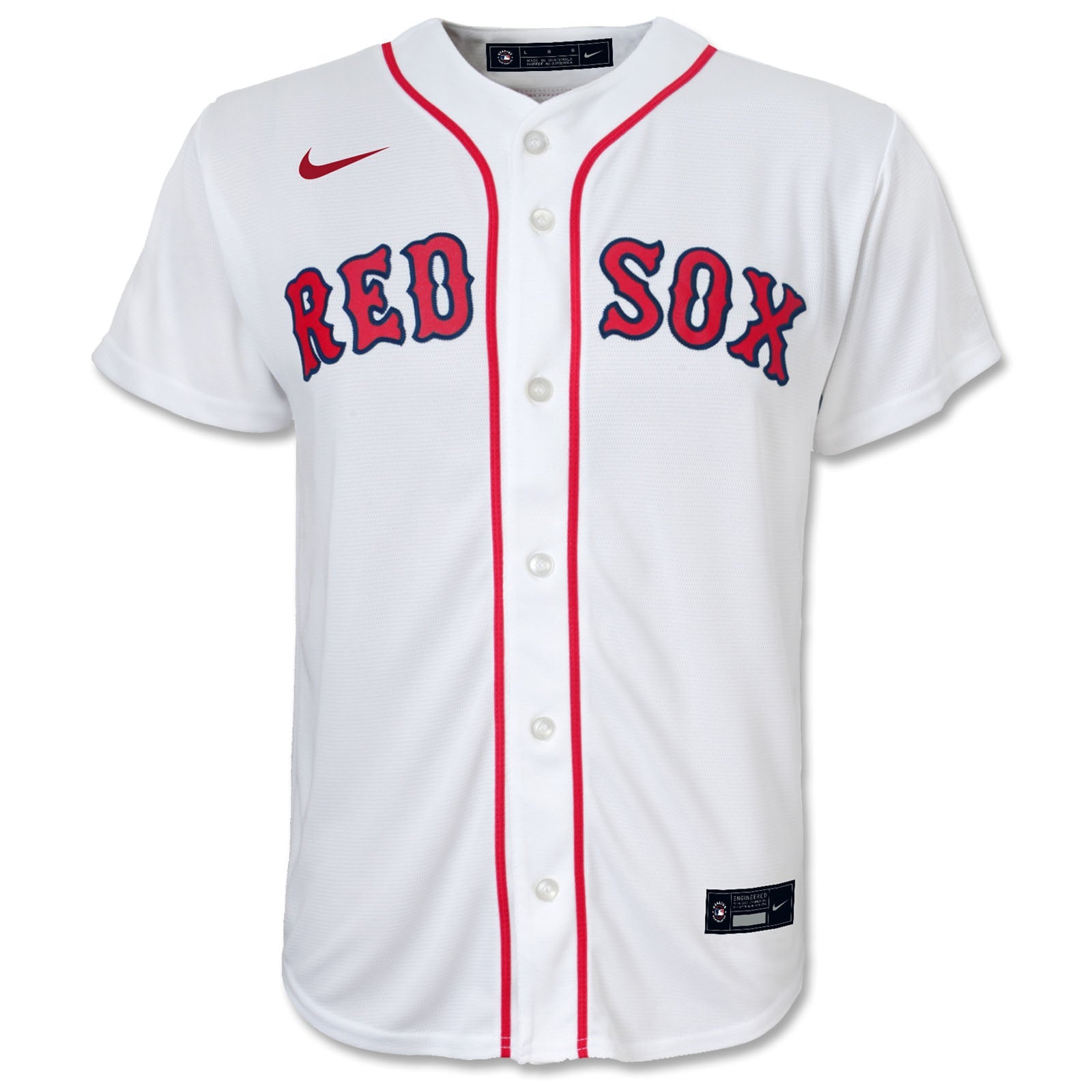 Boston Red Sox Nike Kids Replica Jersey Blank - Home.