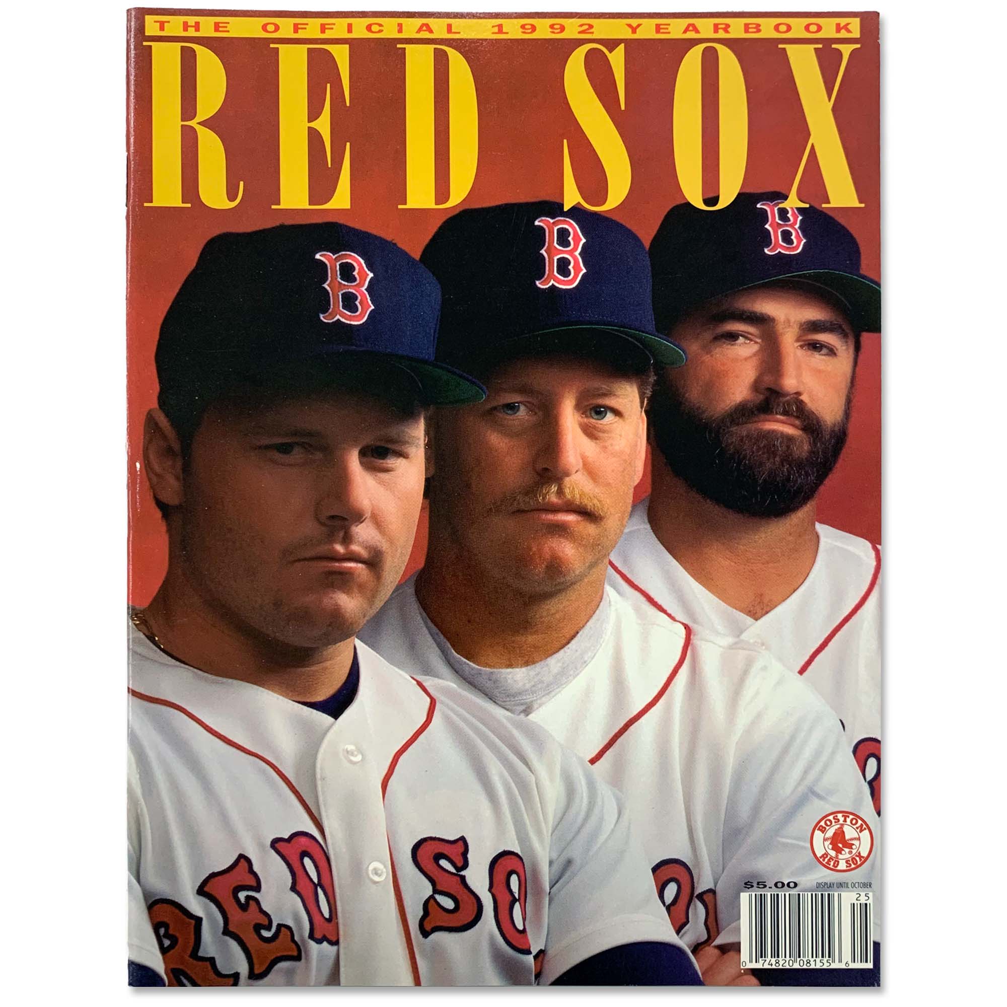 Boston Red Sox 1992 Yearbook